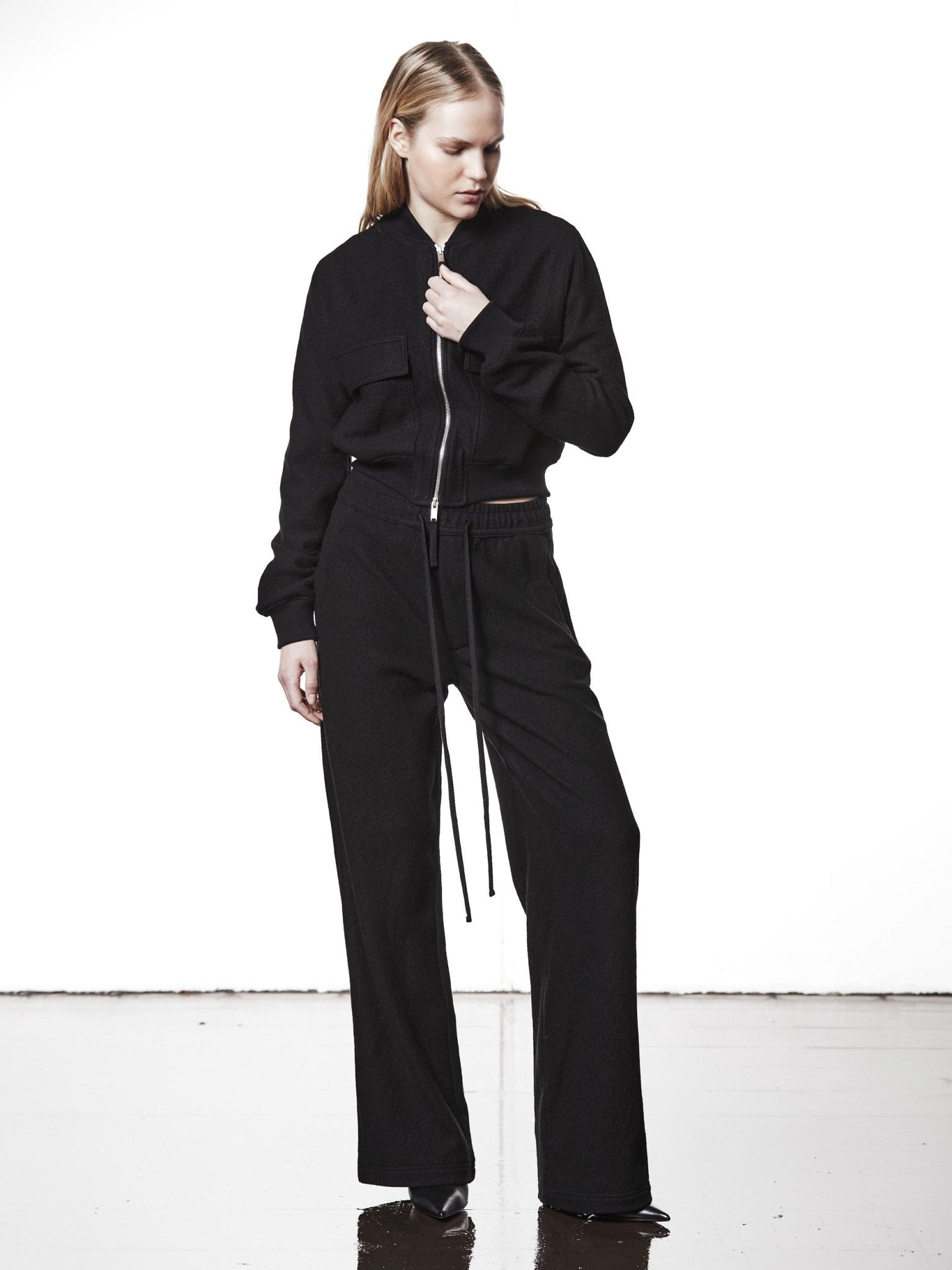 Wool Bomber Jacket - by THOM KROM