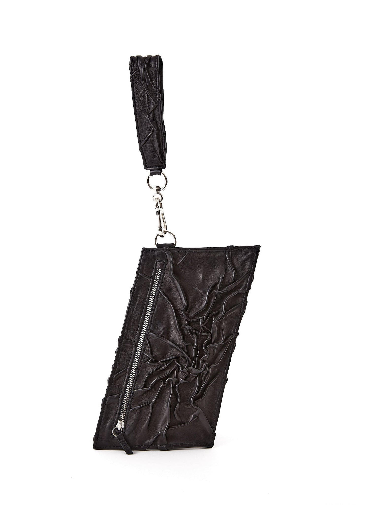NOAM Textured Clutch, angled clutch product view