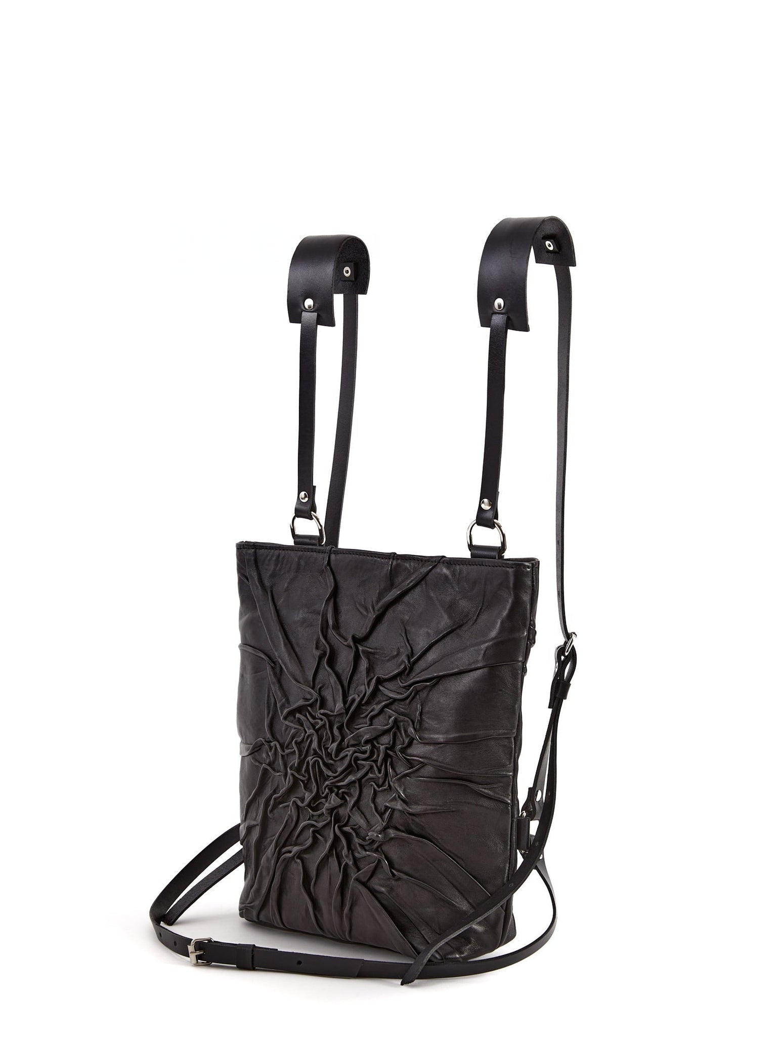 NOAM Textured Backpack, front backpack product view