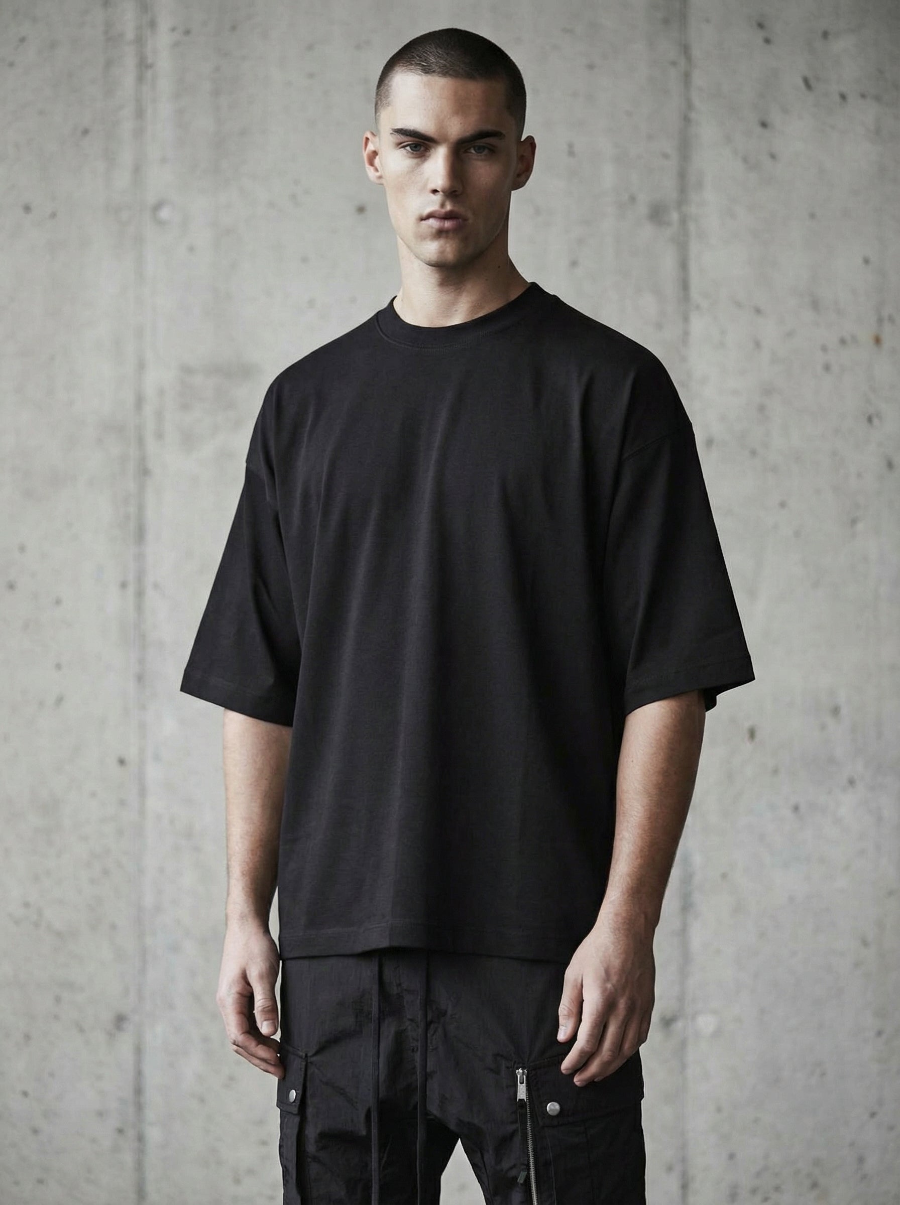 THOM KROM - Oversized T-shirt - Editorial Full Body