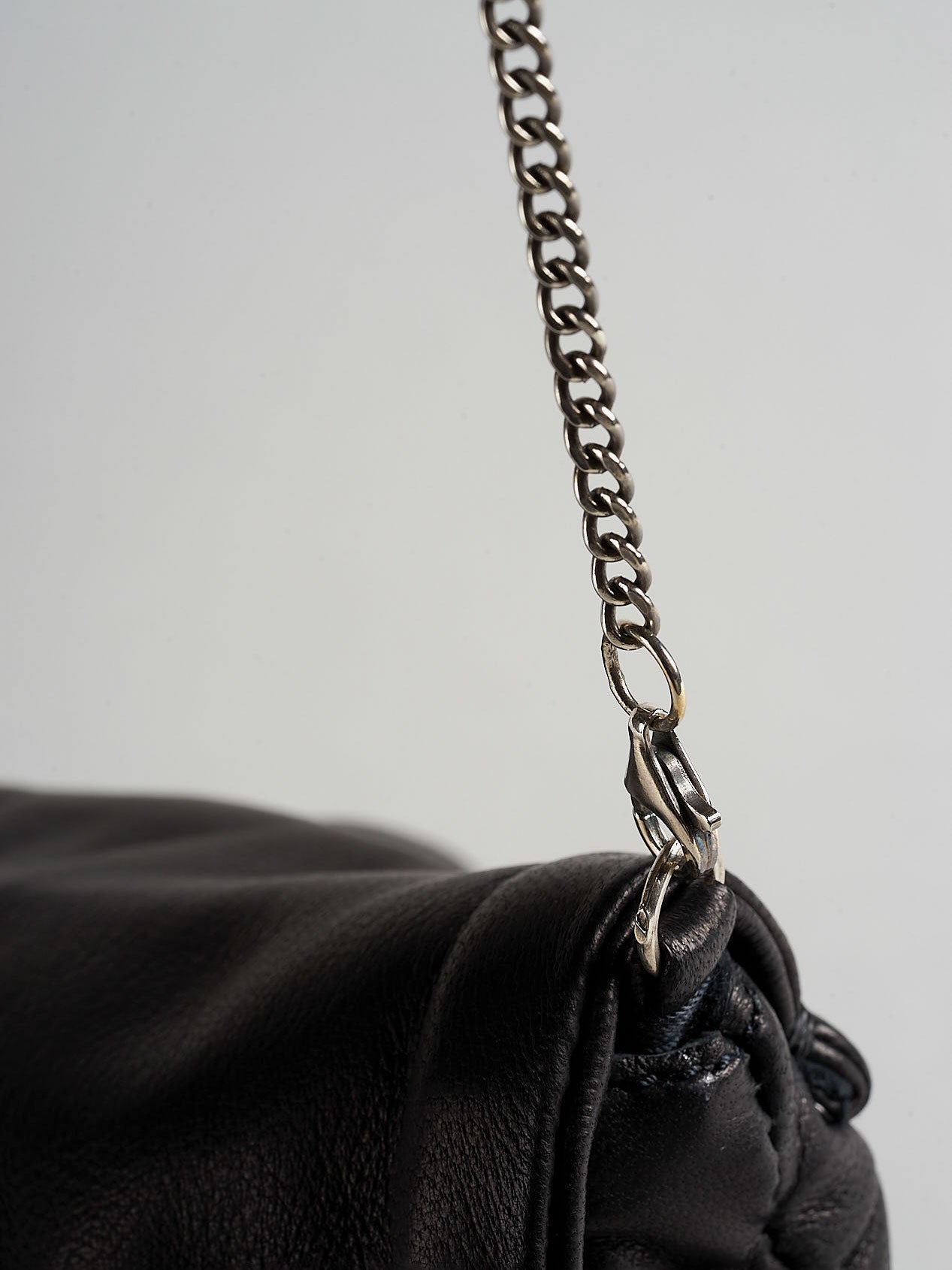 Crossbody Bag with Silver Leaf Detail
