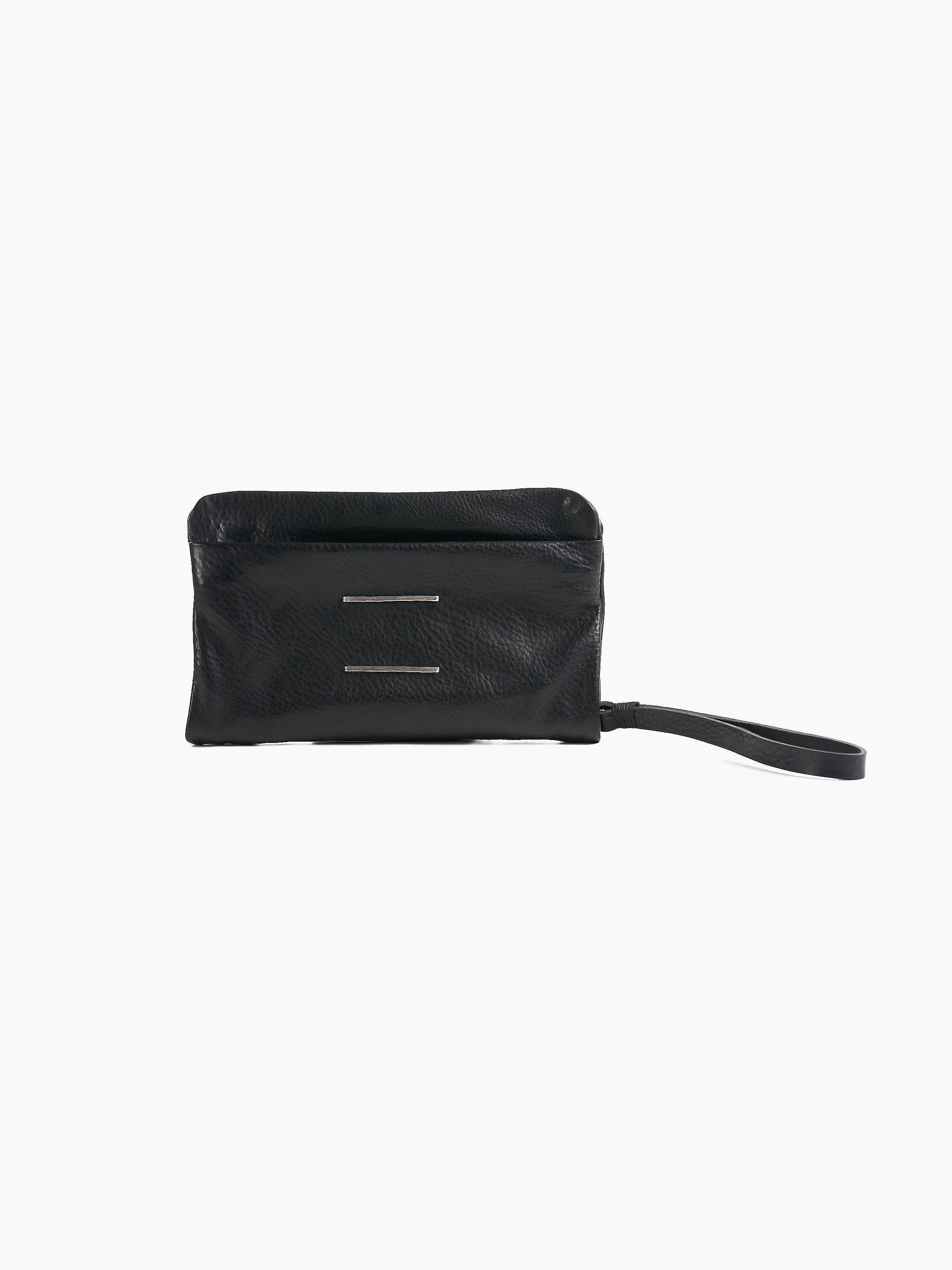 Zipper Wallet with Silver Hardware