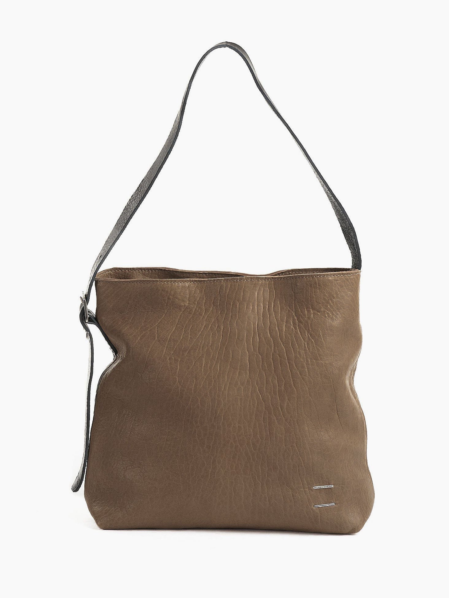 Shoulder Bag with Silver Buckle