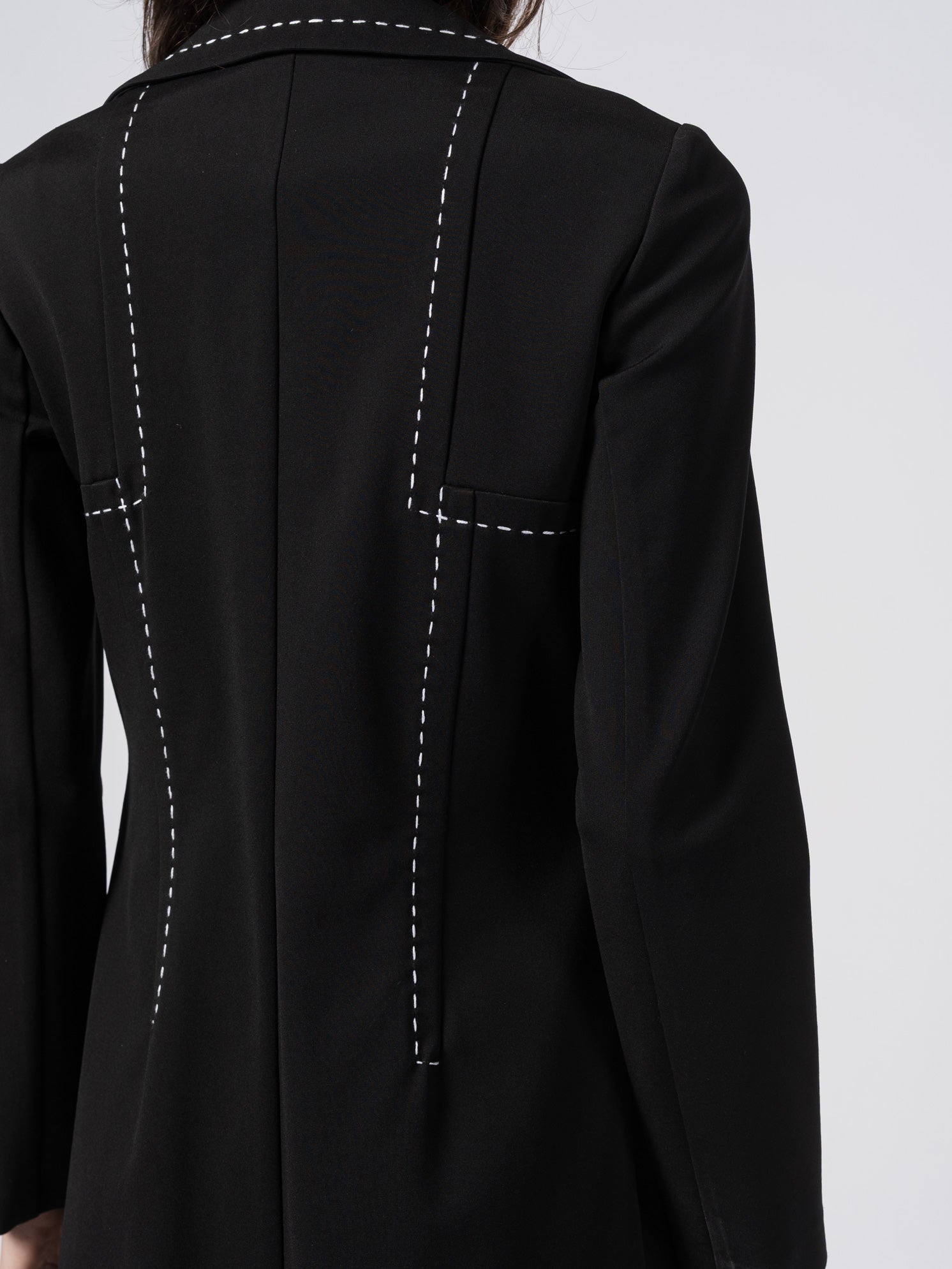 Structured Knee-Length Coat