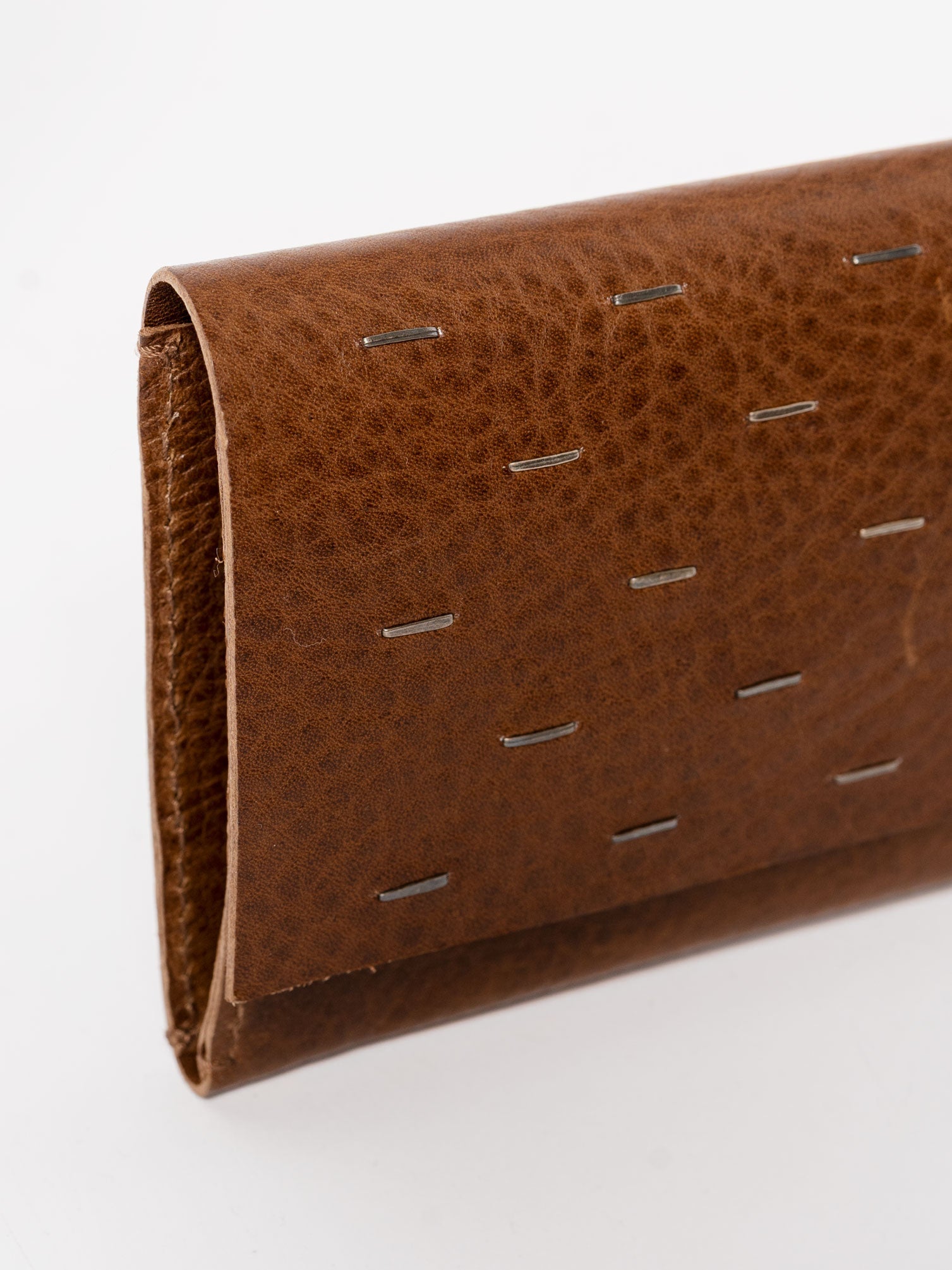 Zipper Wallet with Silver Hardware