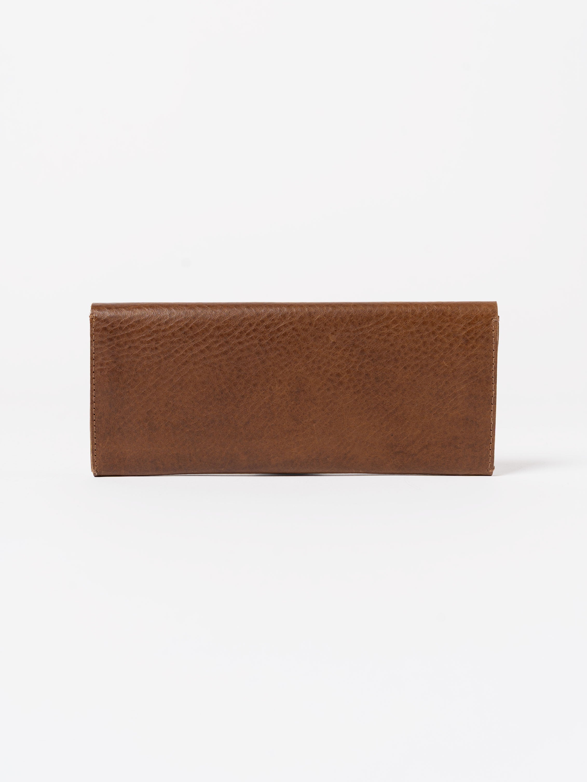 Leather Wallet with Silver Staples