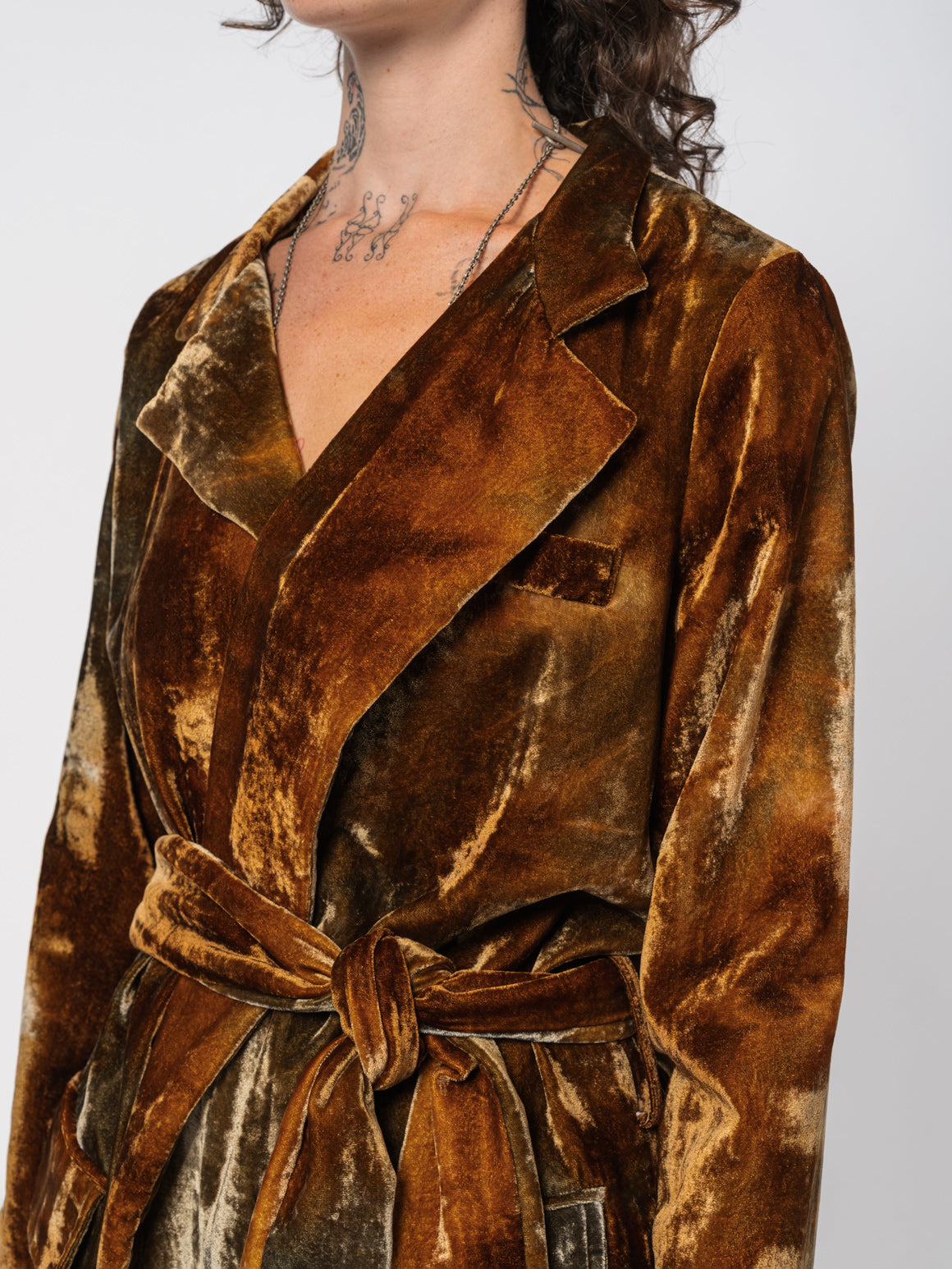 Velvet Wrap Jacket