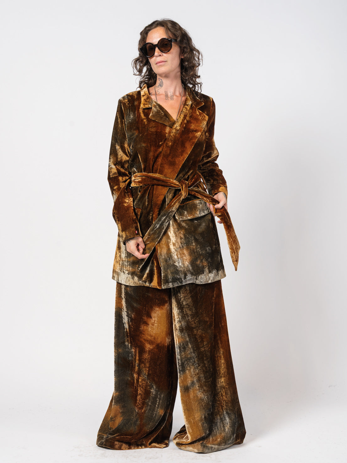 Velvet Wrap Jacket