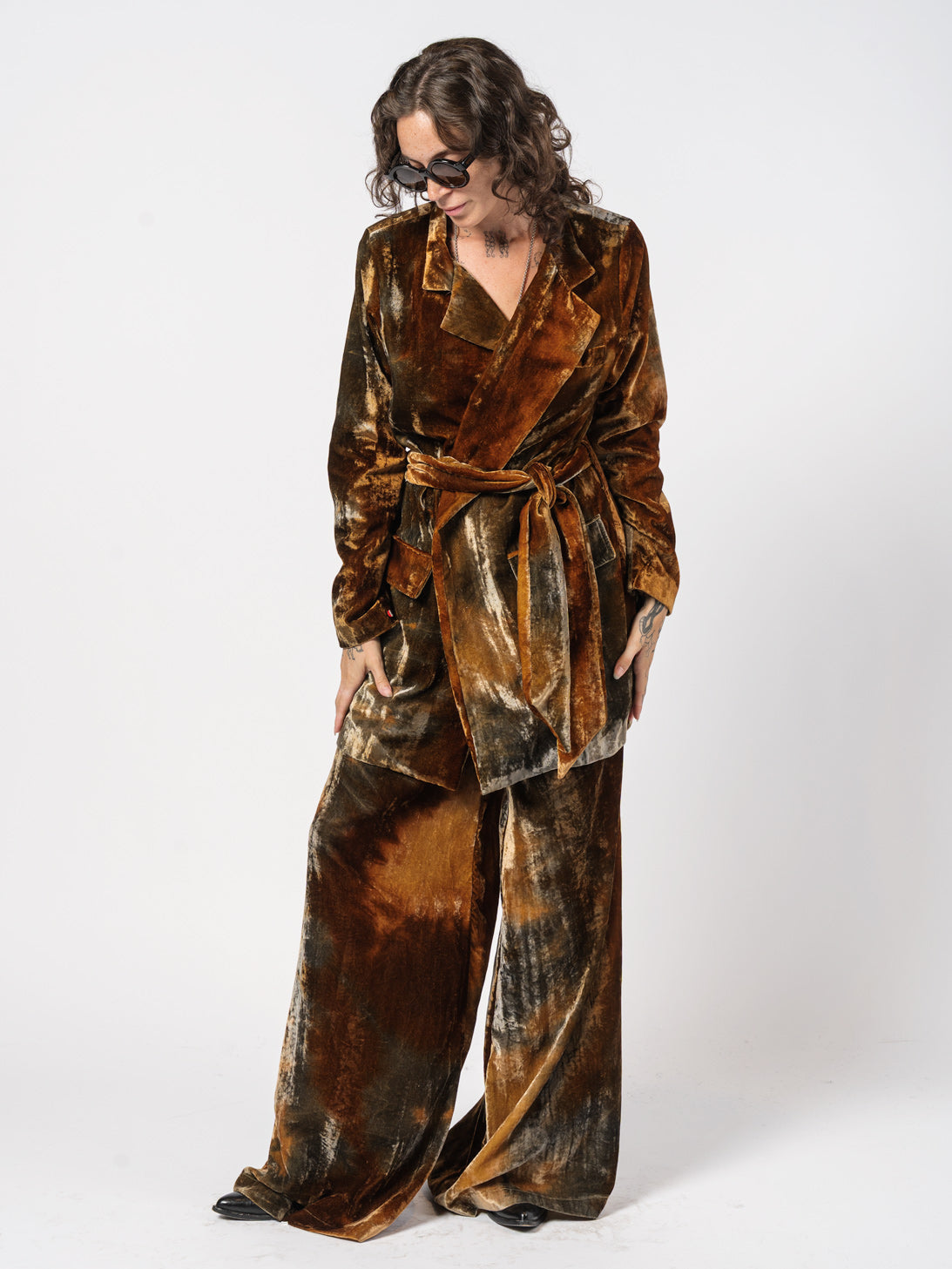 Velvet Wrap Jacket