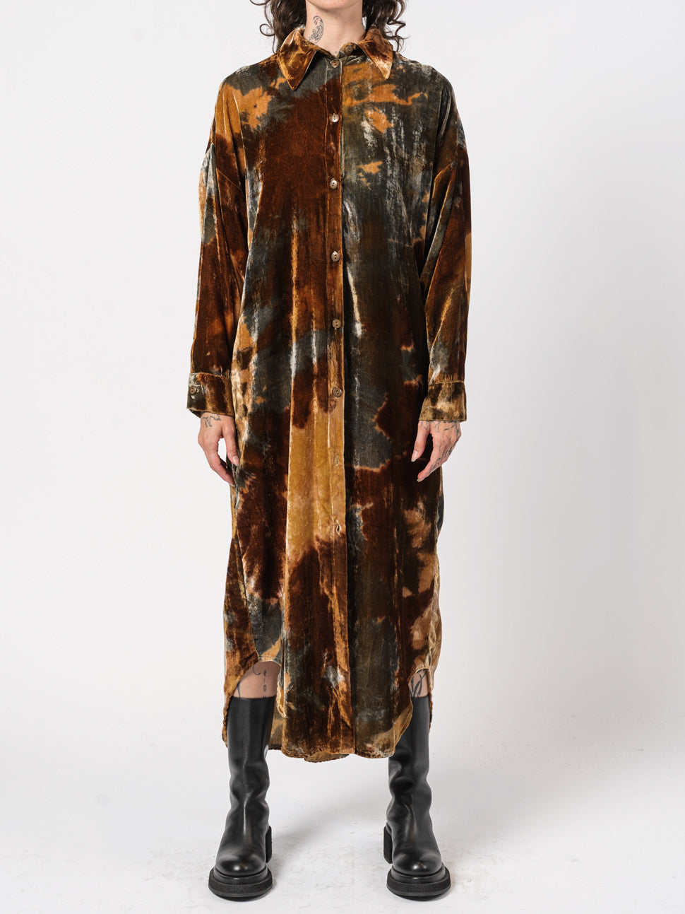 Velvet Long Shirt - INN7