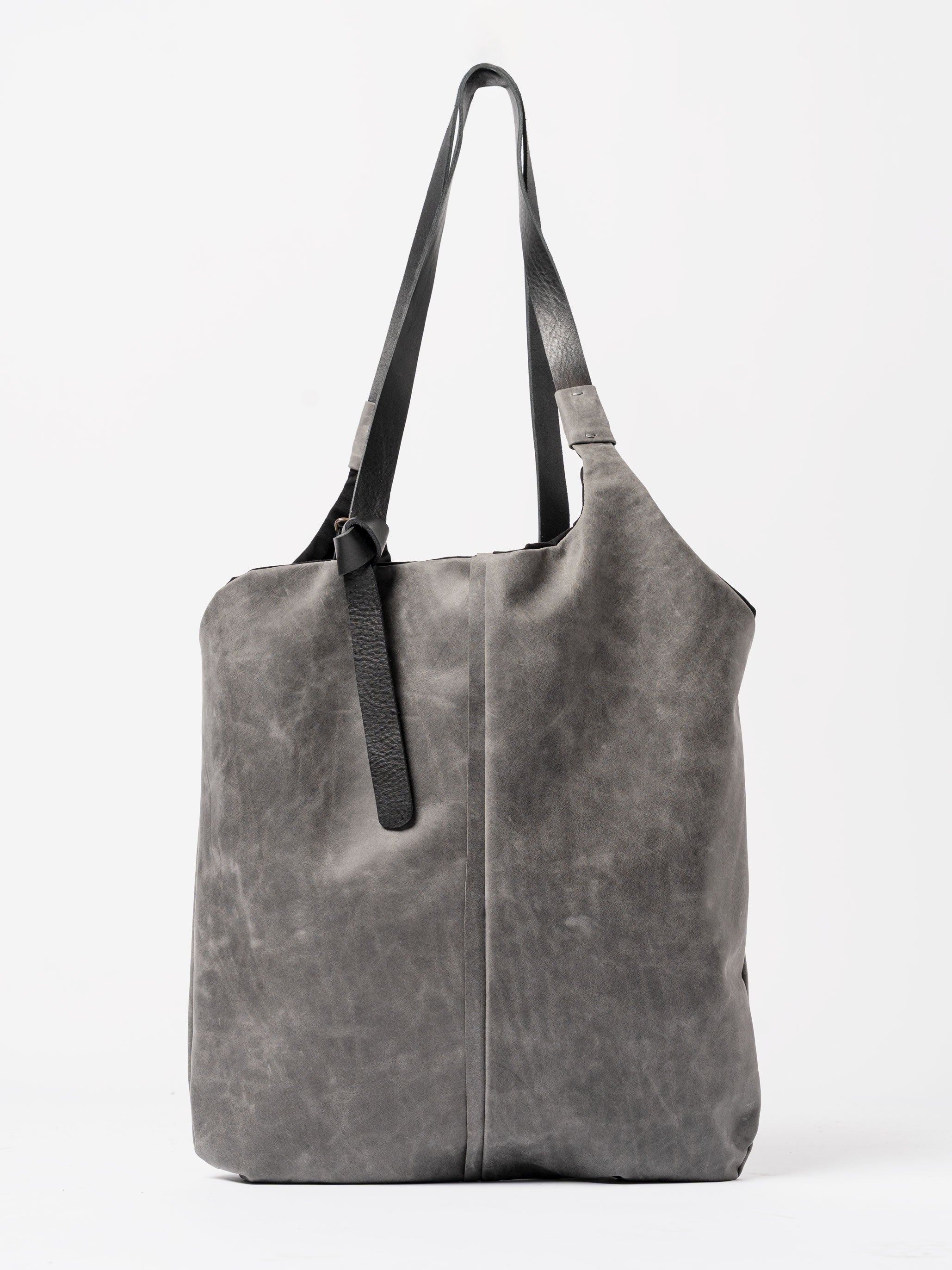 Calfskin and Cotton Shopper