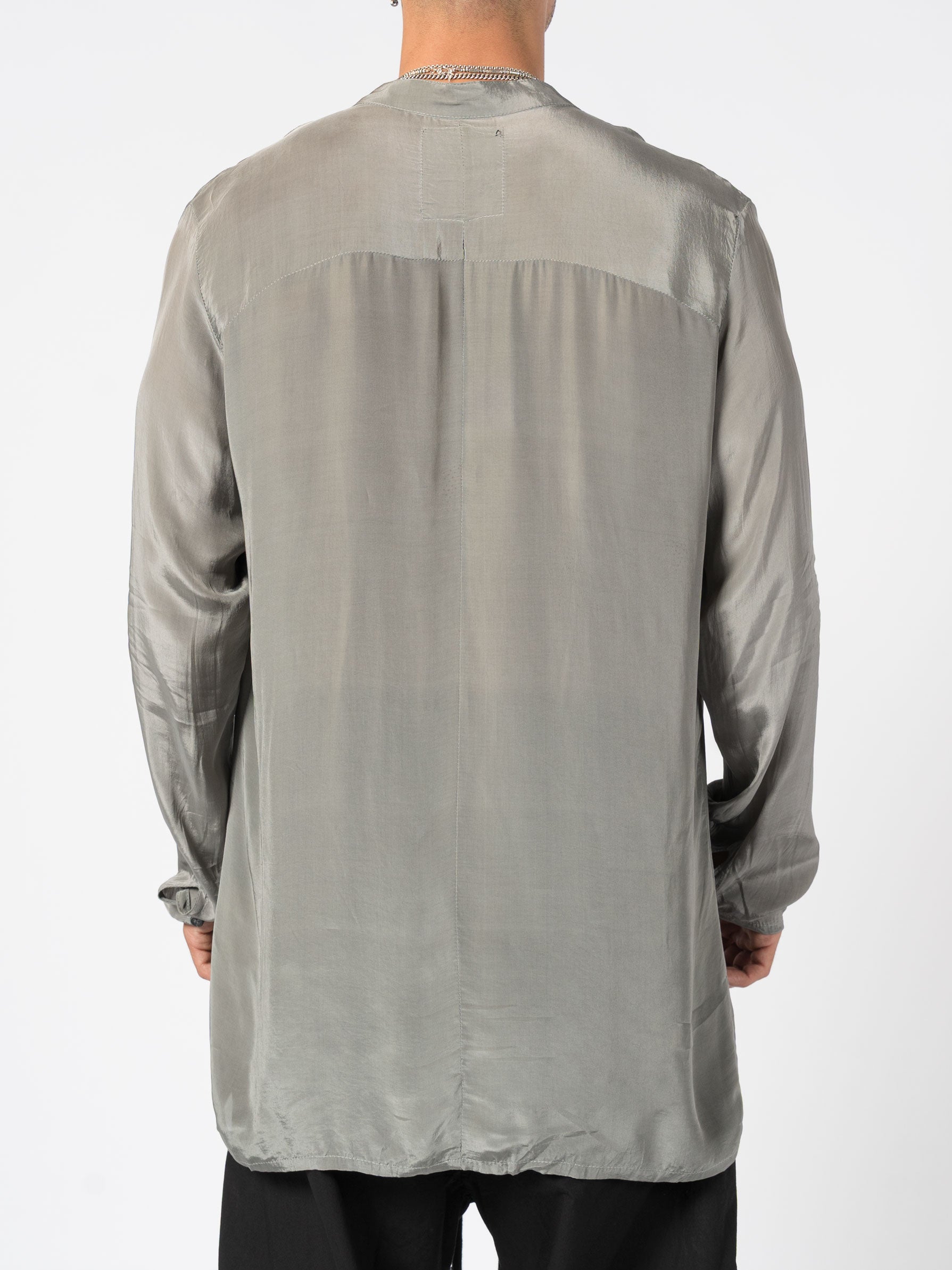 Silk Button-Up Shirt