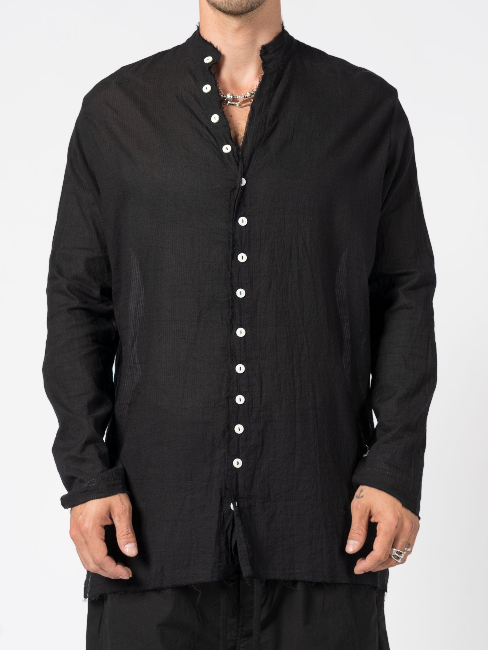 Cotton Button-Up Shirt