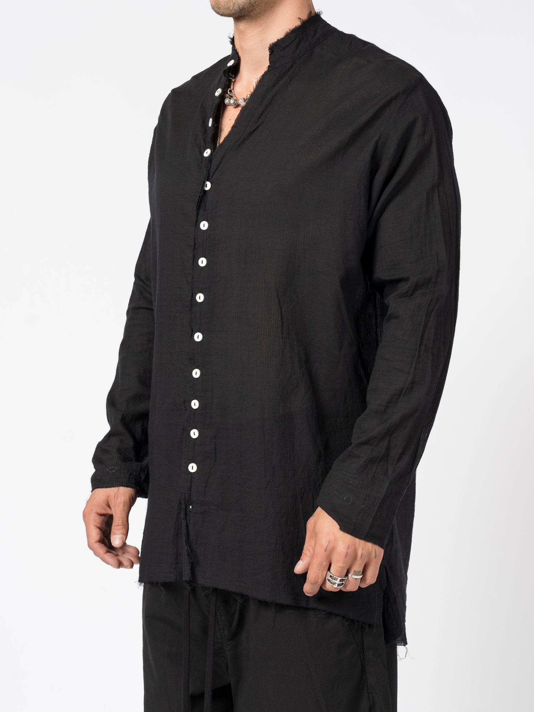 Cotton Button-Up Shirt