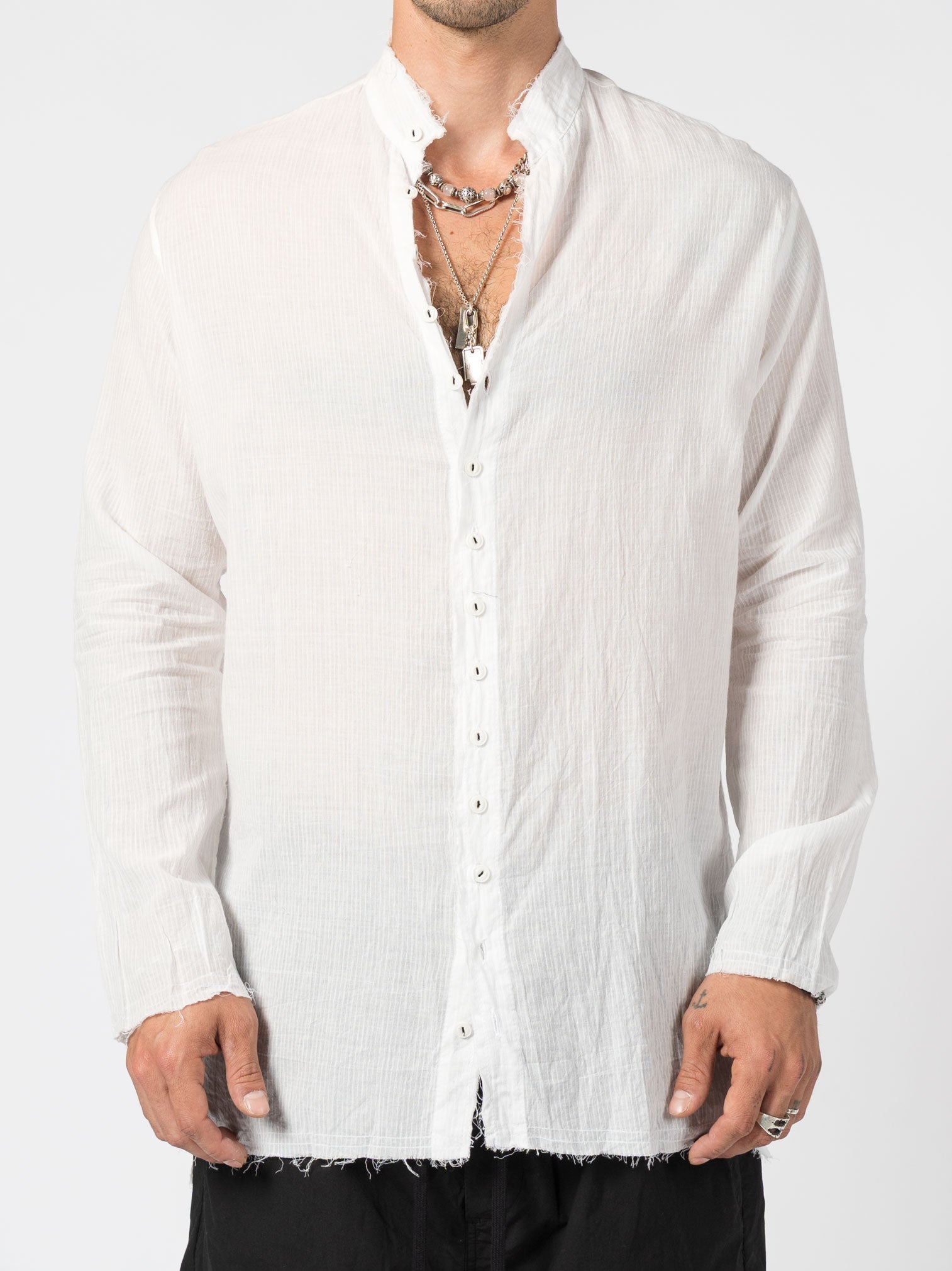 Cotton Button-Up Shirt