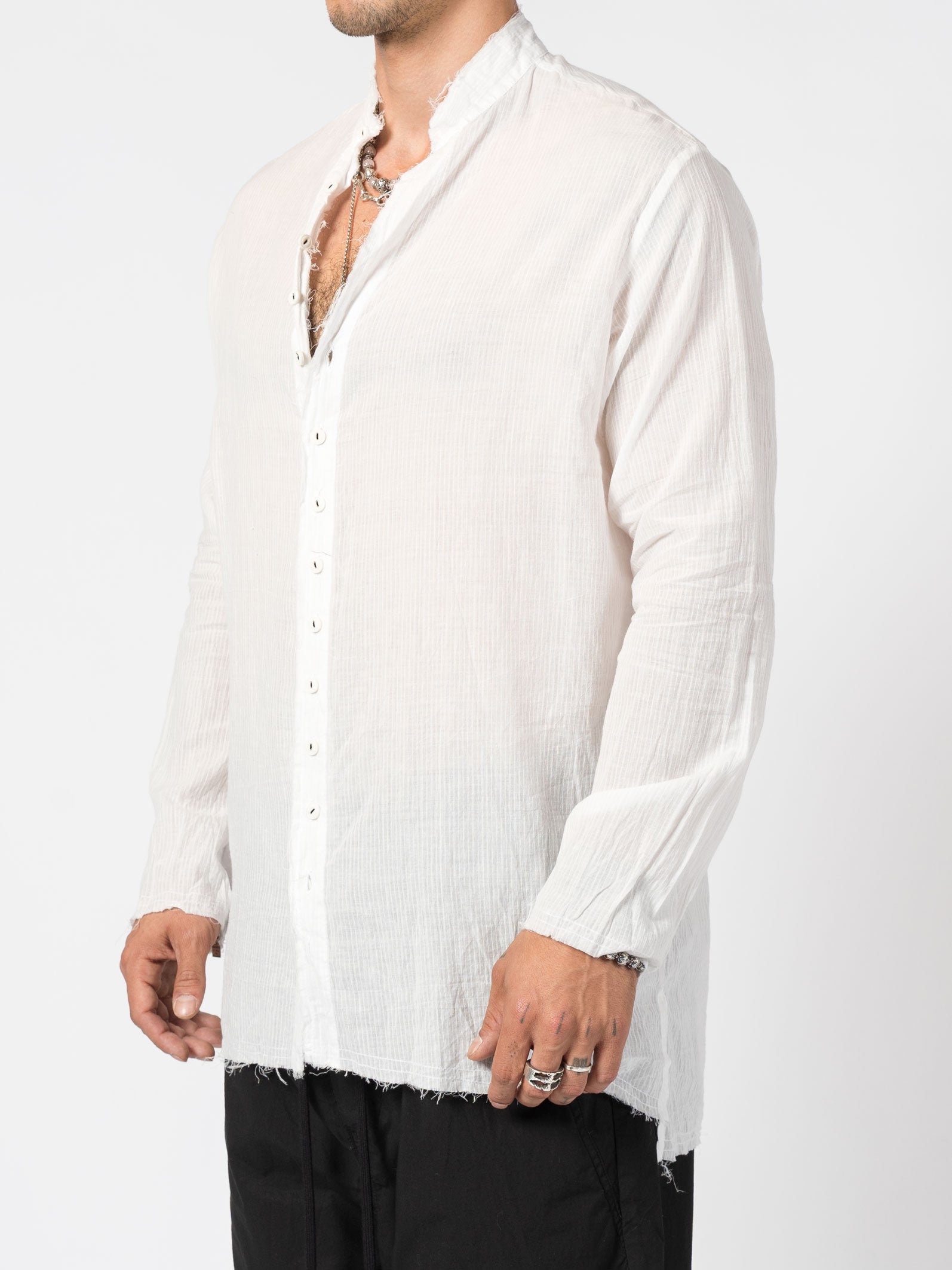 Cotton Button-Up Shirt