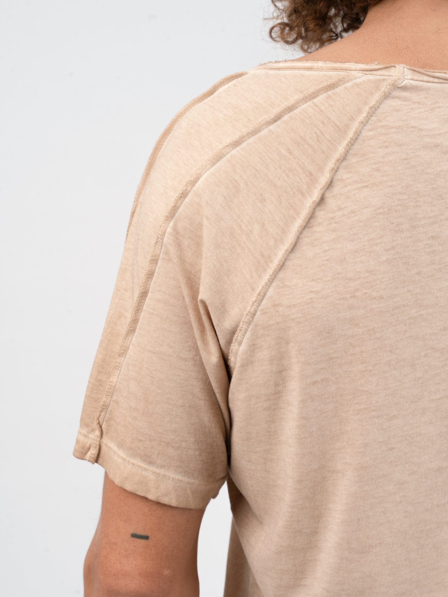 Raw Edge Cotton T-Shirt - INN7