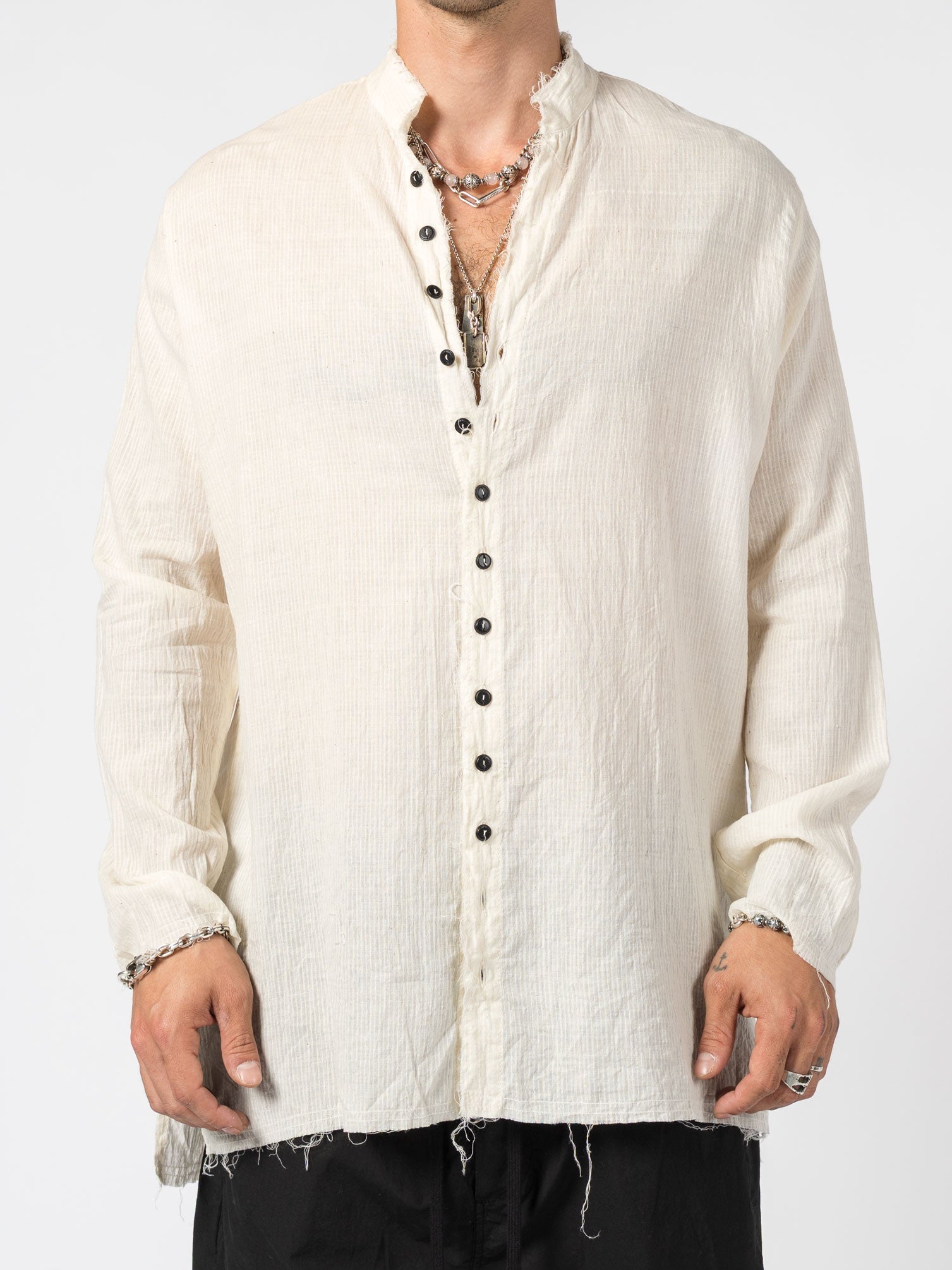 Cotton Button-Up Shirt