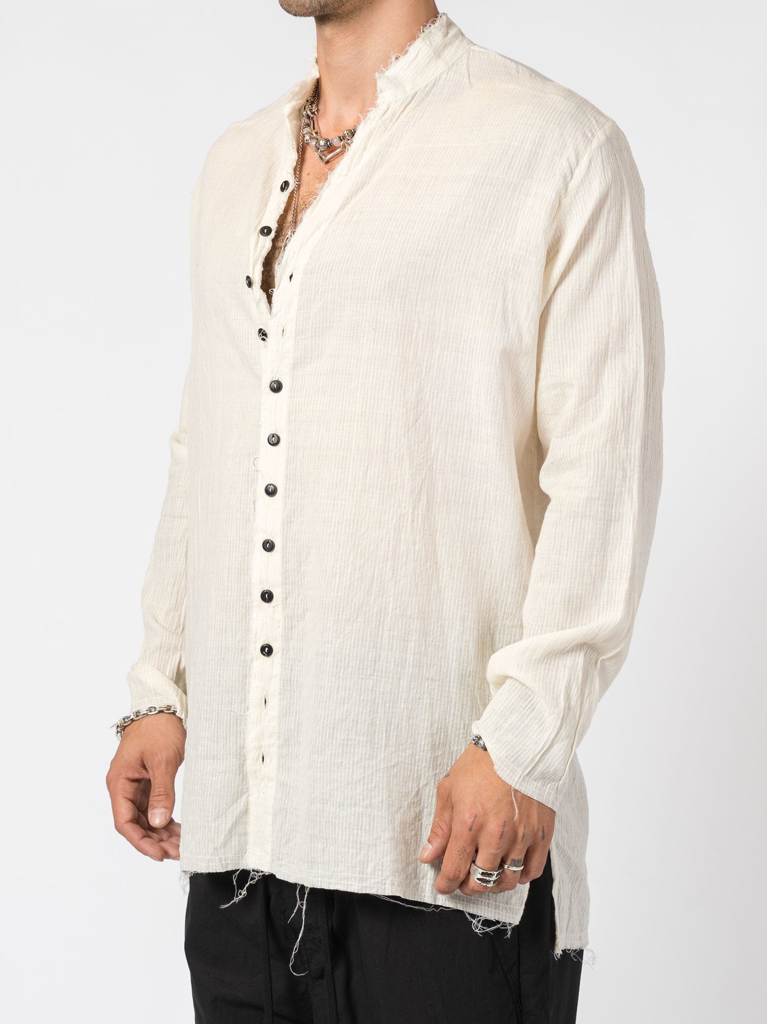 Cotton Button-Up Shirt