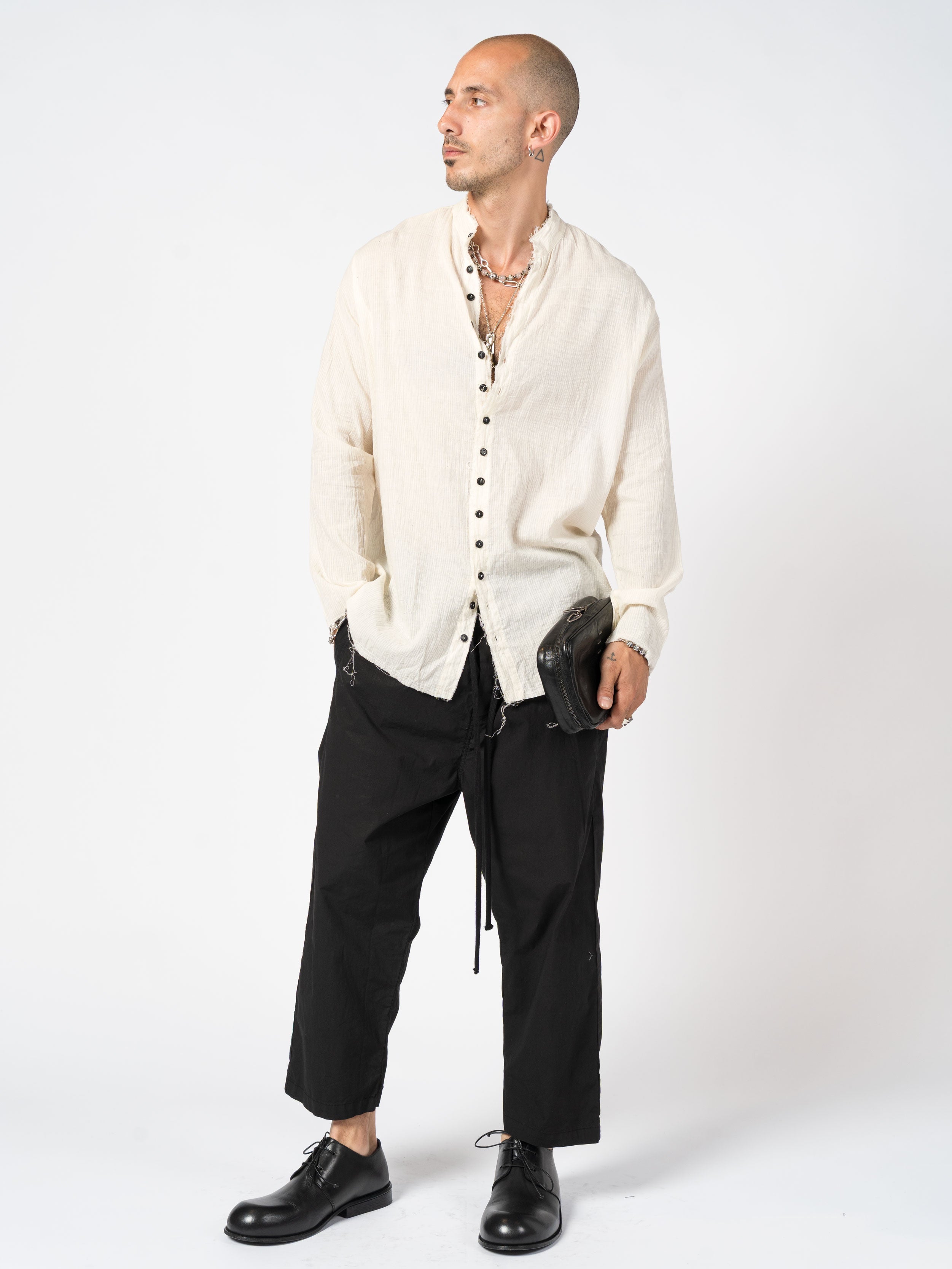 Cotton Button-Up Shirt