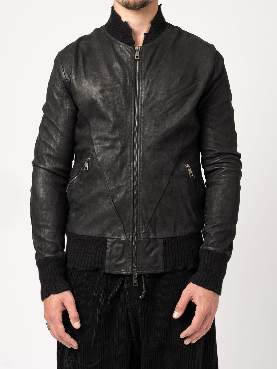 Leather Bomber