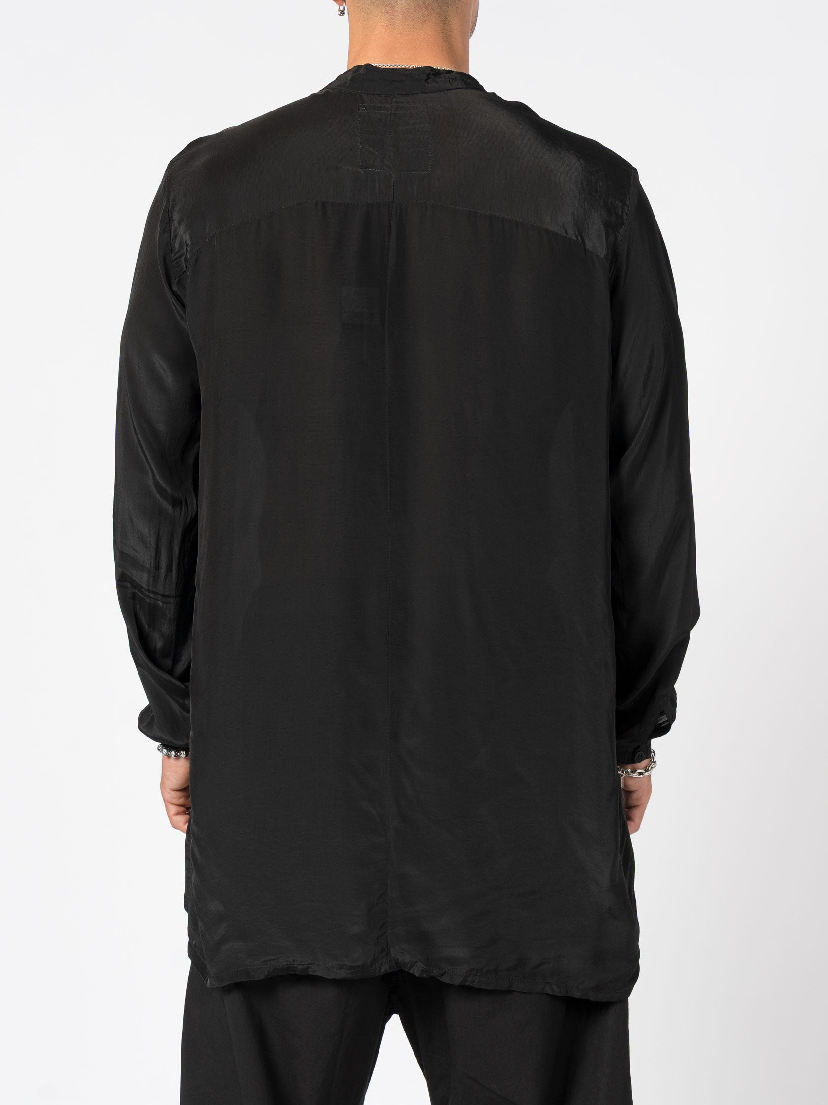 Silk Button-Up Shirt
