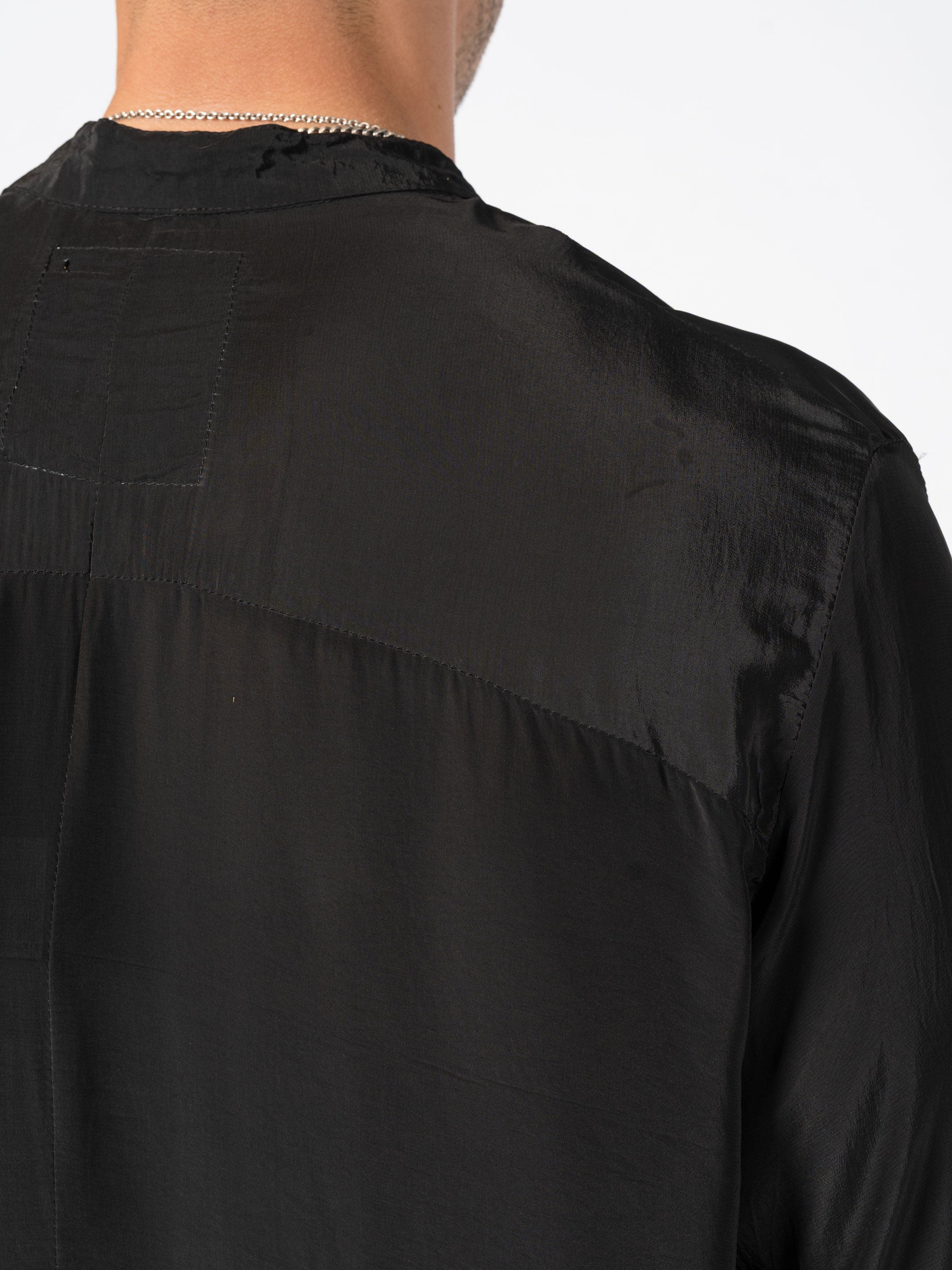 Silk Button-Up Shirt