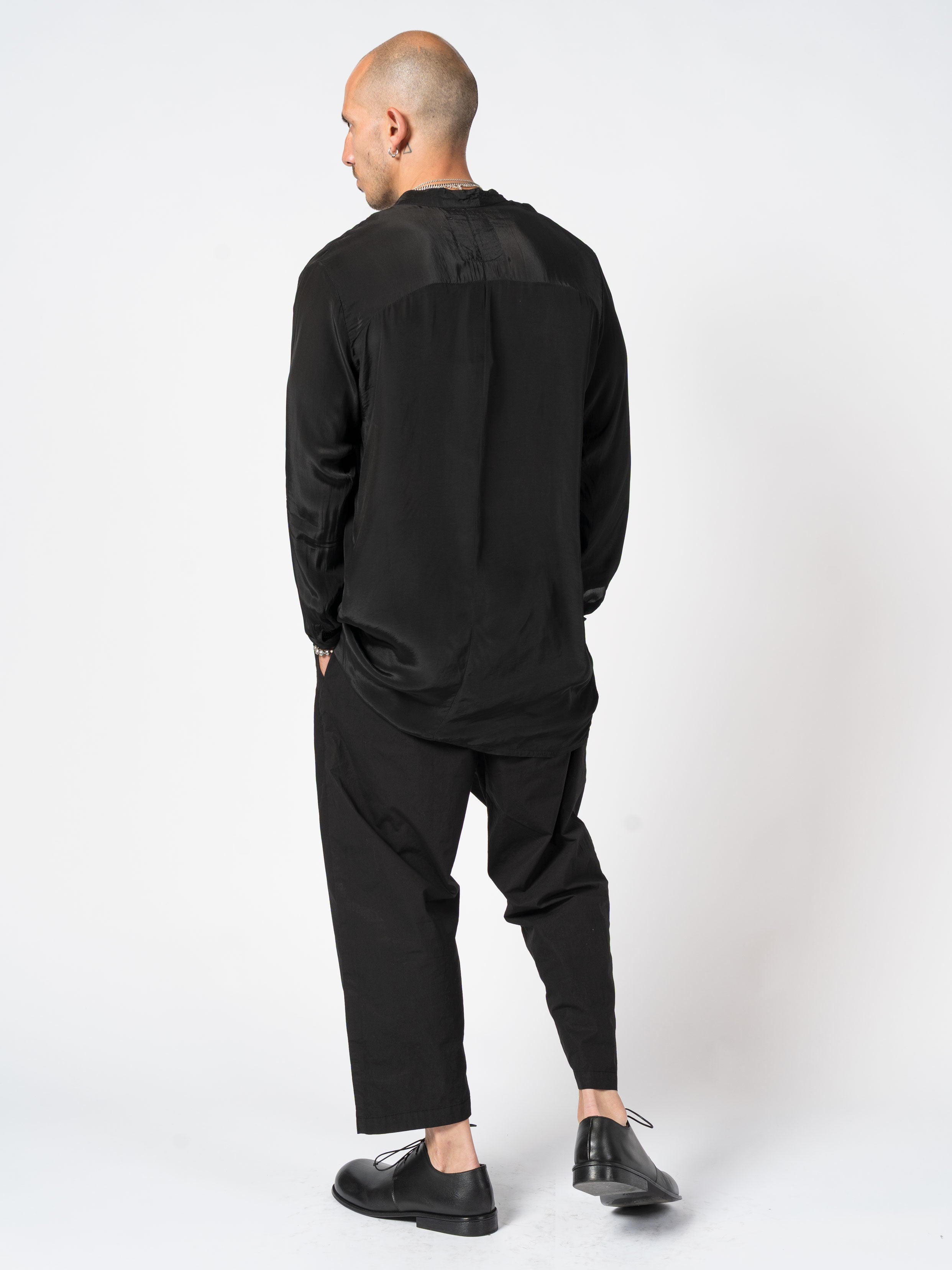 Silk Button-Up Shirt