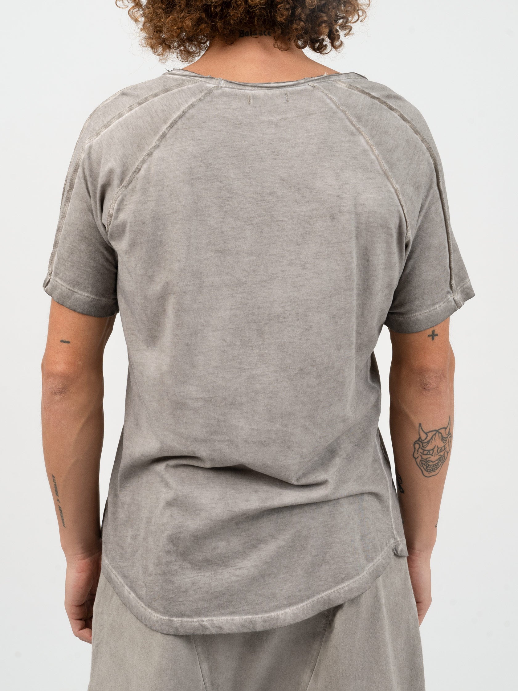 Raw Edge Cotton T-Shirt - INN7