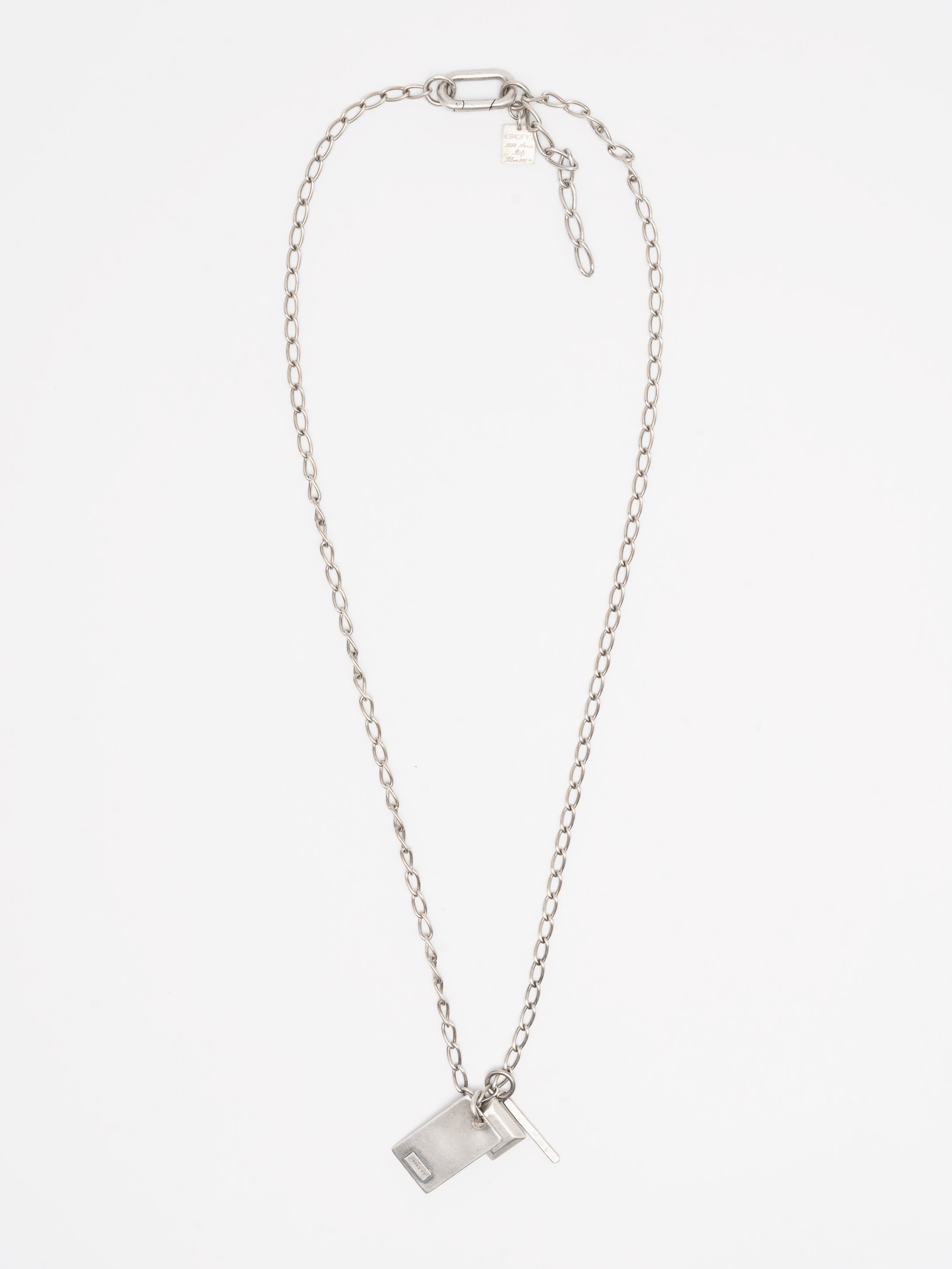 Tag Pendant Necklace
