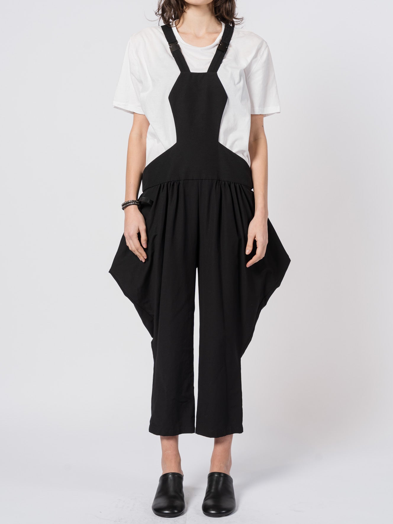 Sculpted Satin Overall