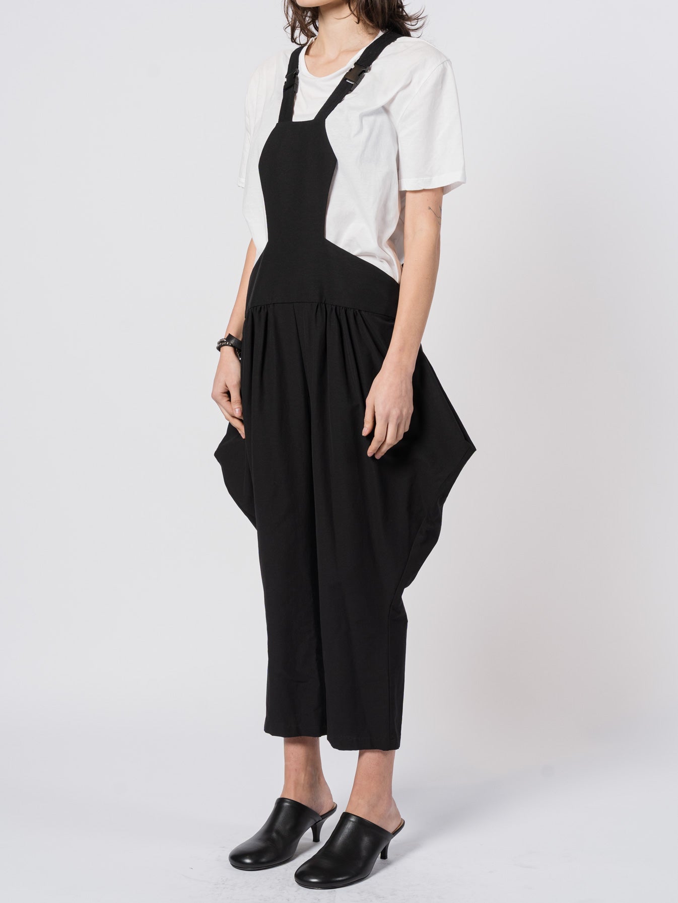 Sculpted Satin Overall