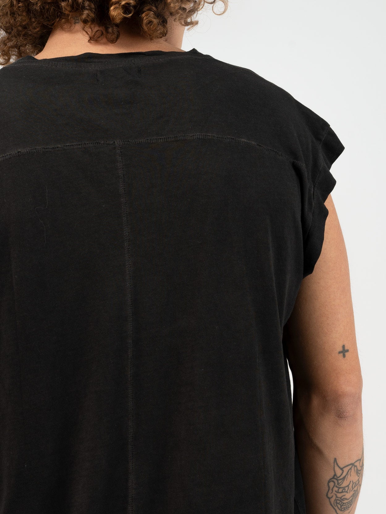 Raw Edge Cotton Tank Top - INN7