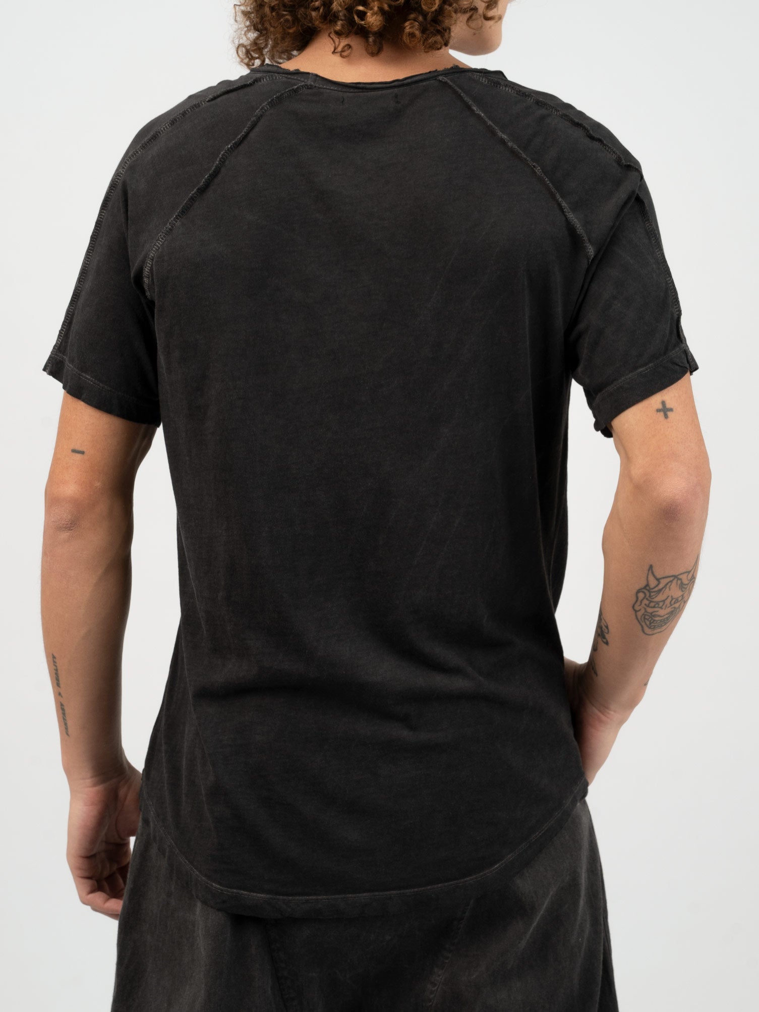 Raw Edge Cotton T-Shirt - INN7