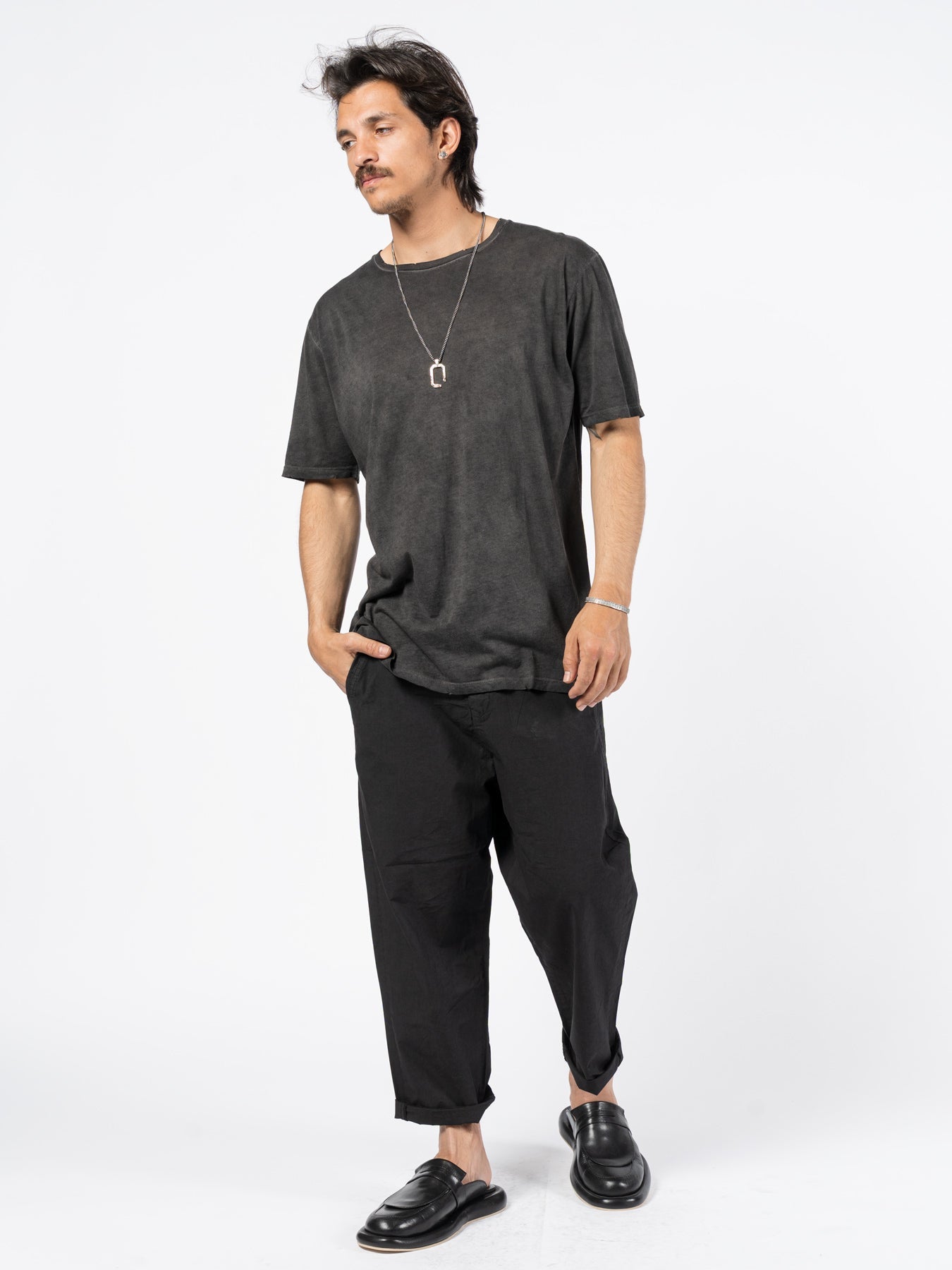 Washed Cotton T-Shirt - INN7