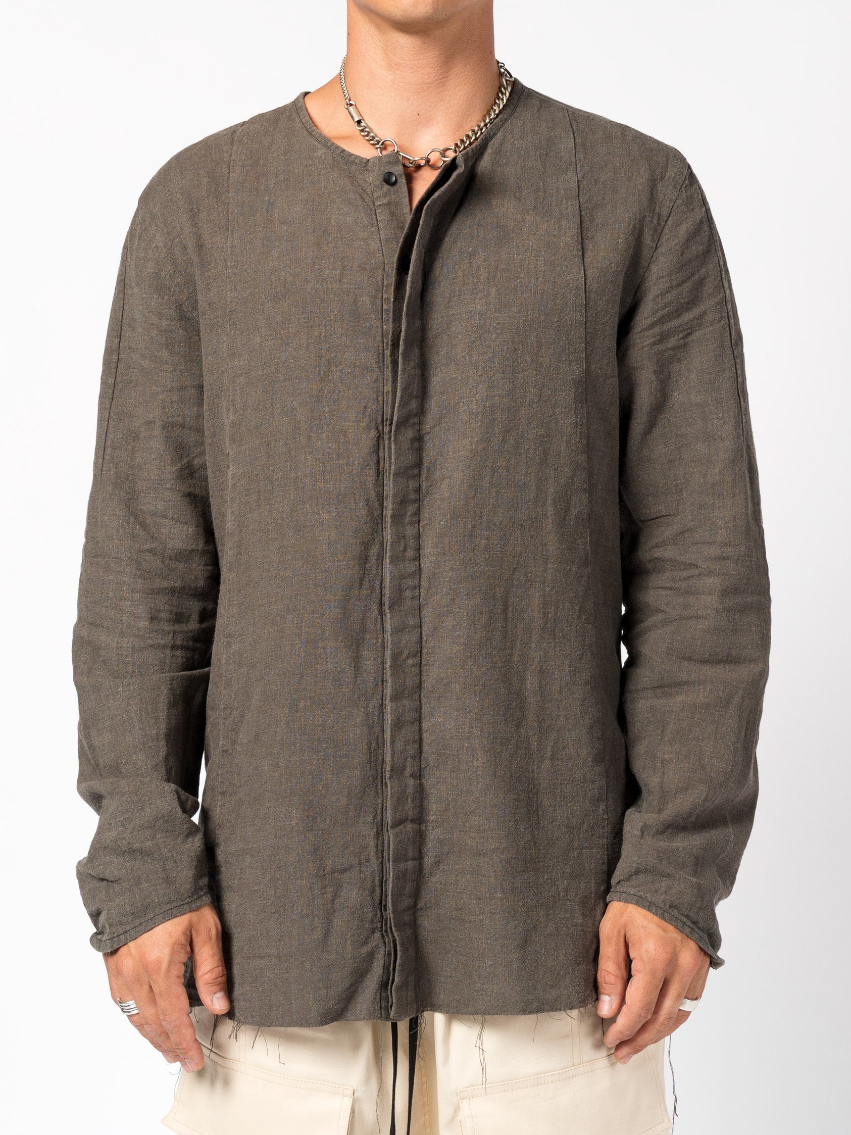 Shirt with Concealed Placket