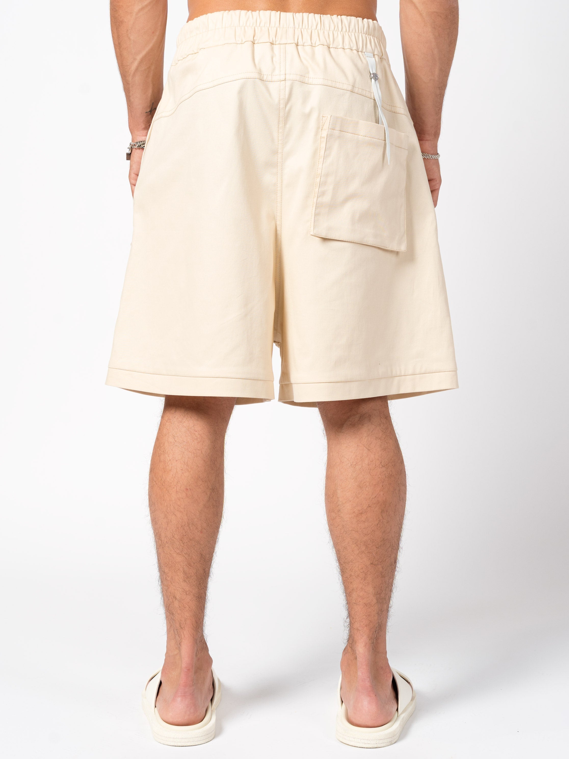 Wide-Leg Cargo Shorts