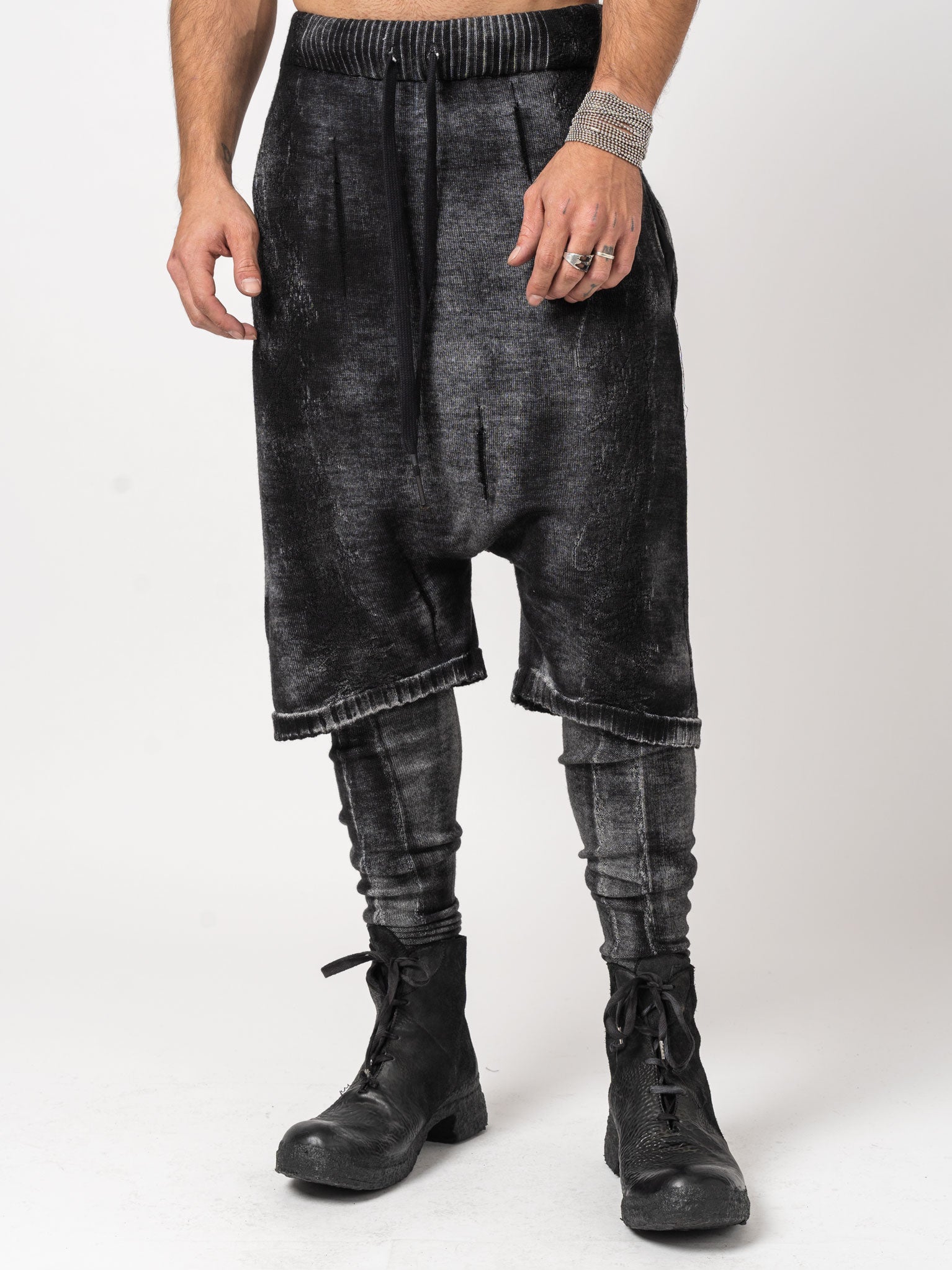 Medium Wool Double Pants