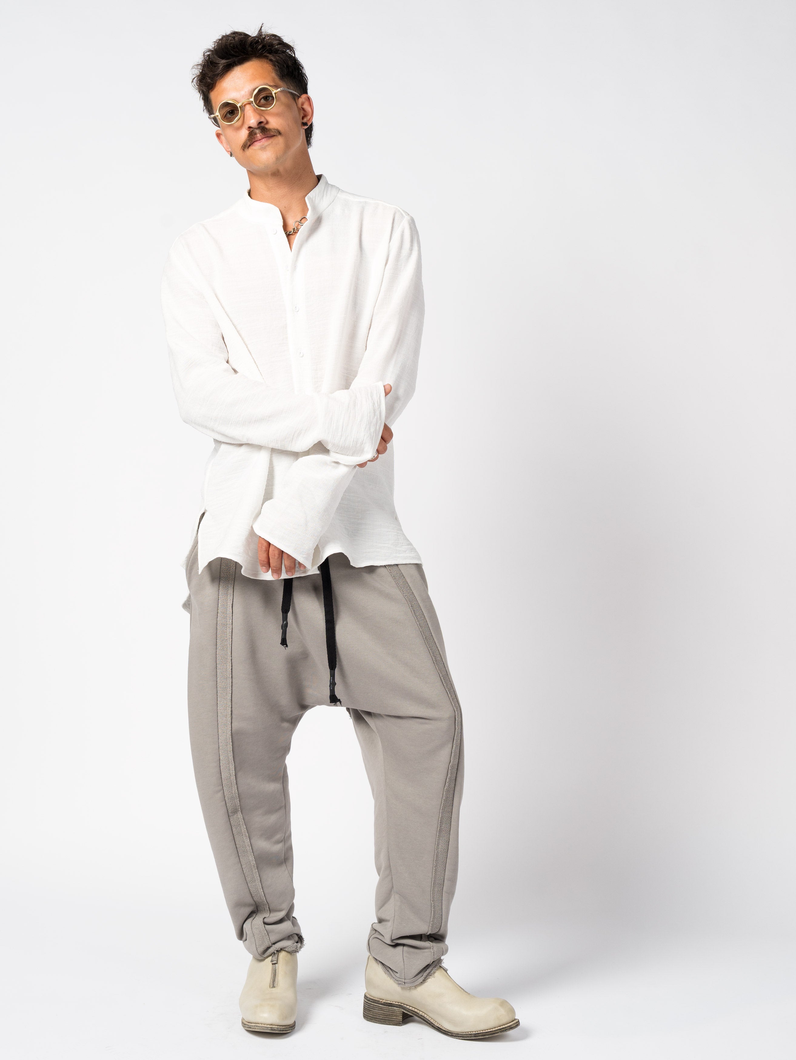 Textured Linen Blend Shirt