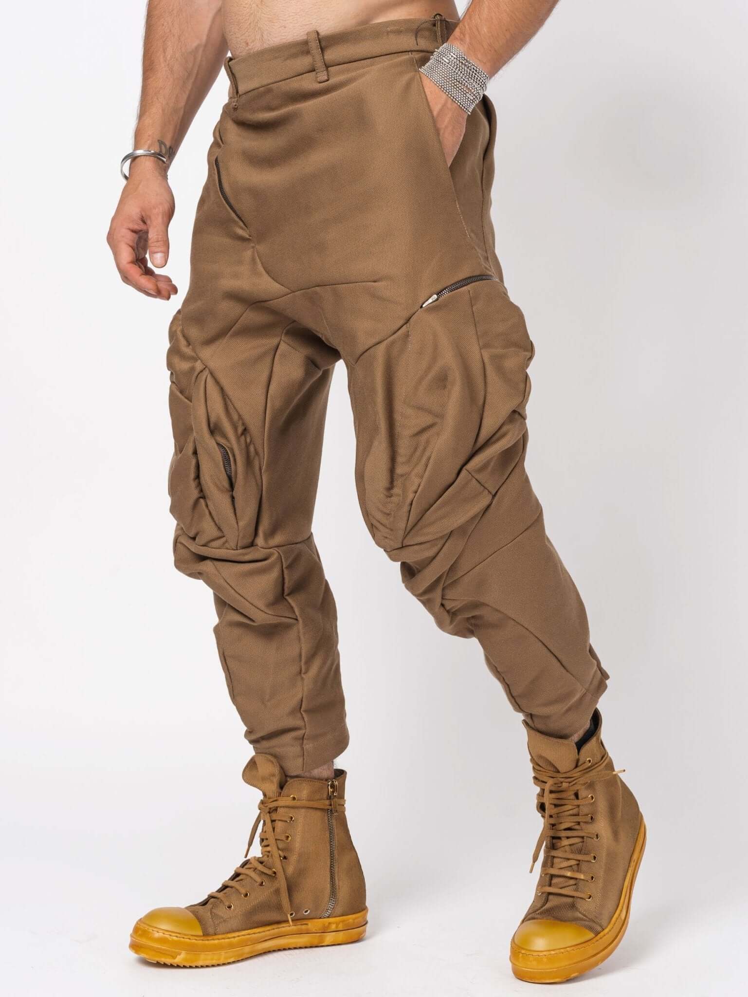 DIS-M-4/ DISTORTION 4/5 MUSCLE POCKET PANTS