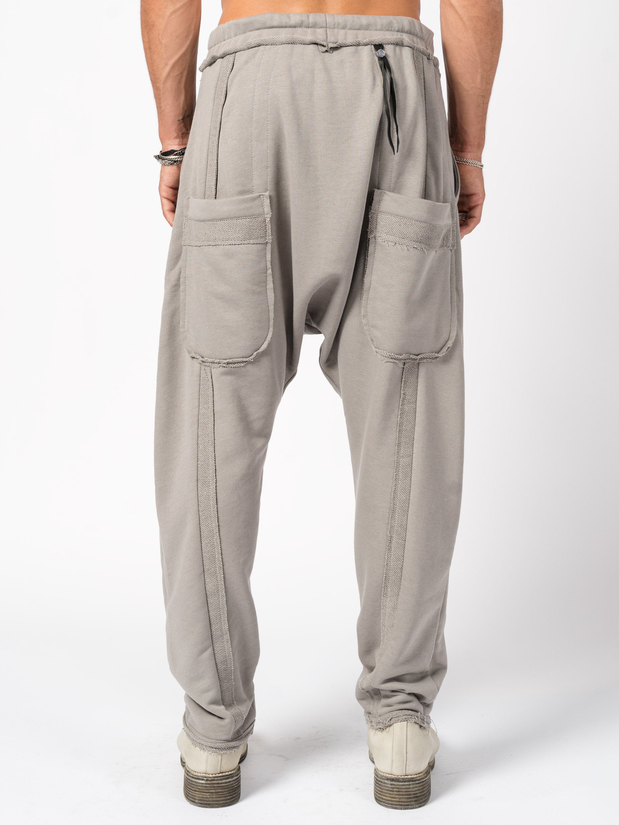 Sweatpants with Exposed Seams
