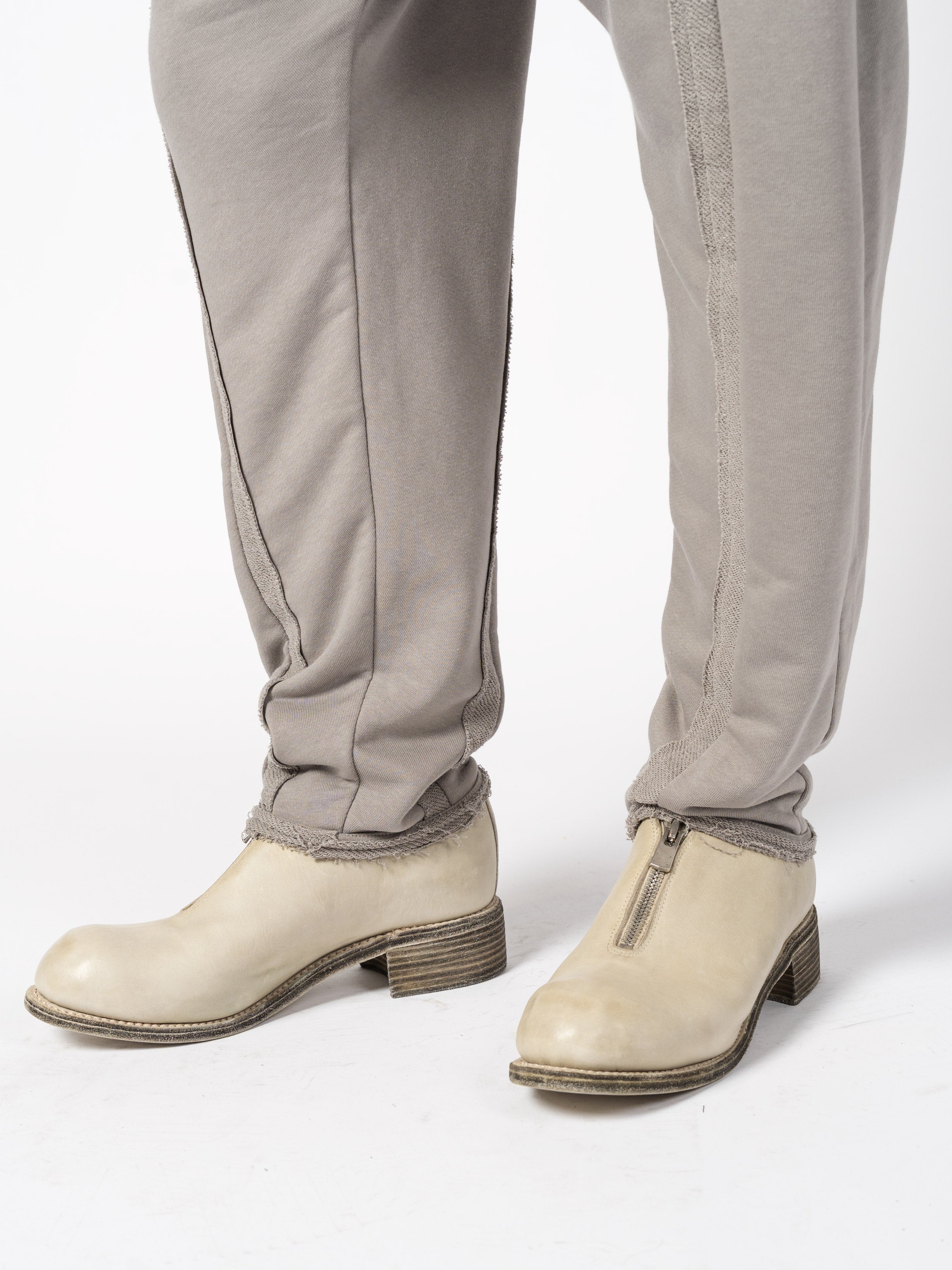Sweatpants with Exposed Seams