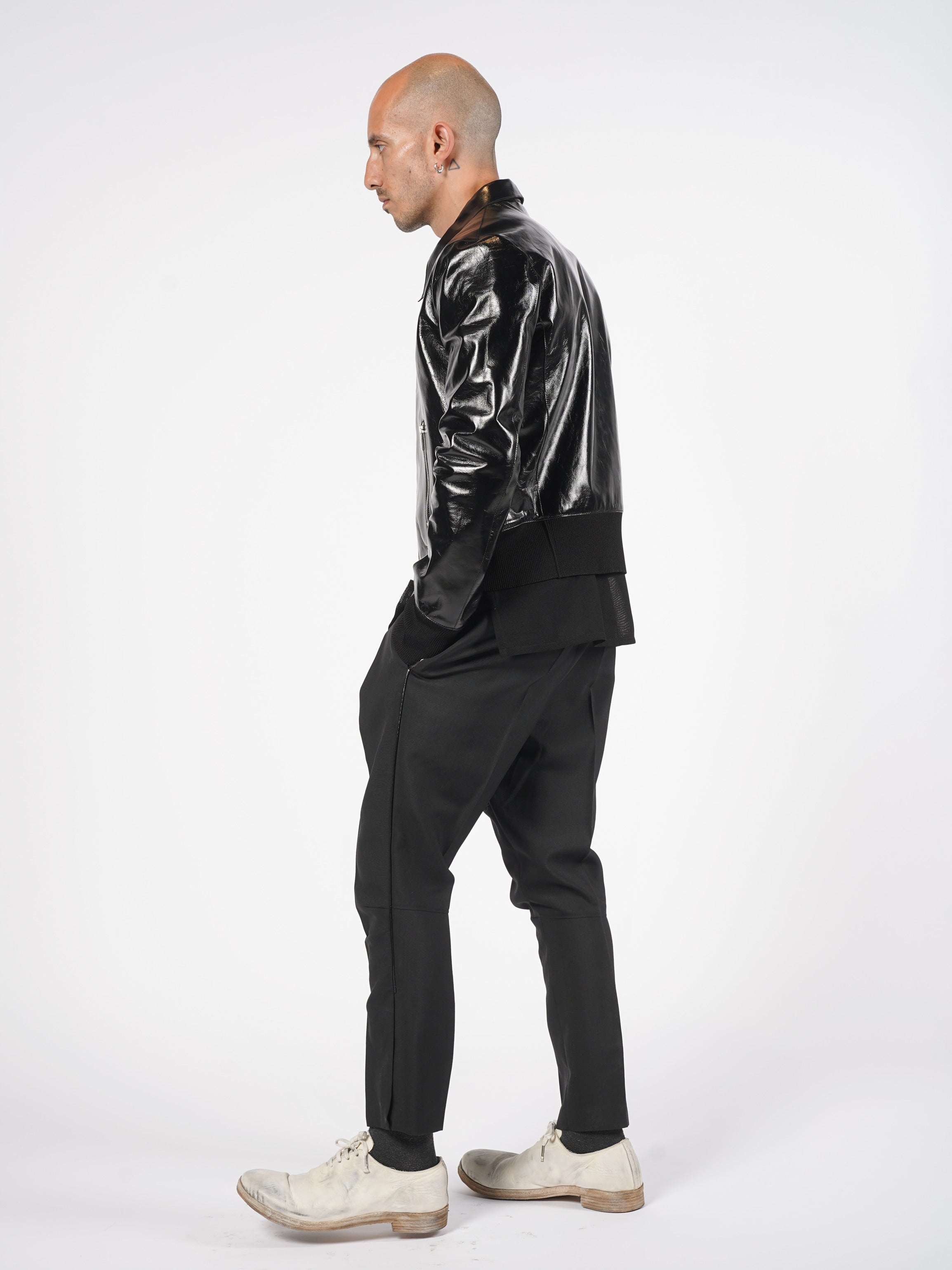 Glossed Leather Zip Jacket - INN7