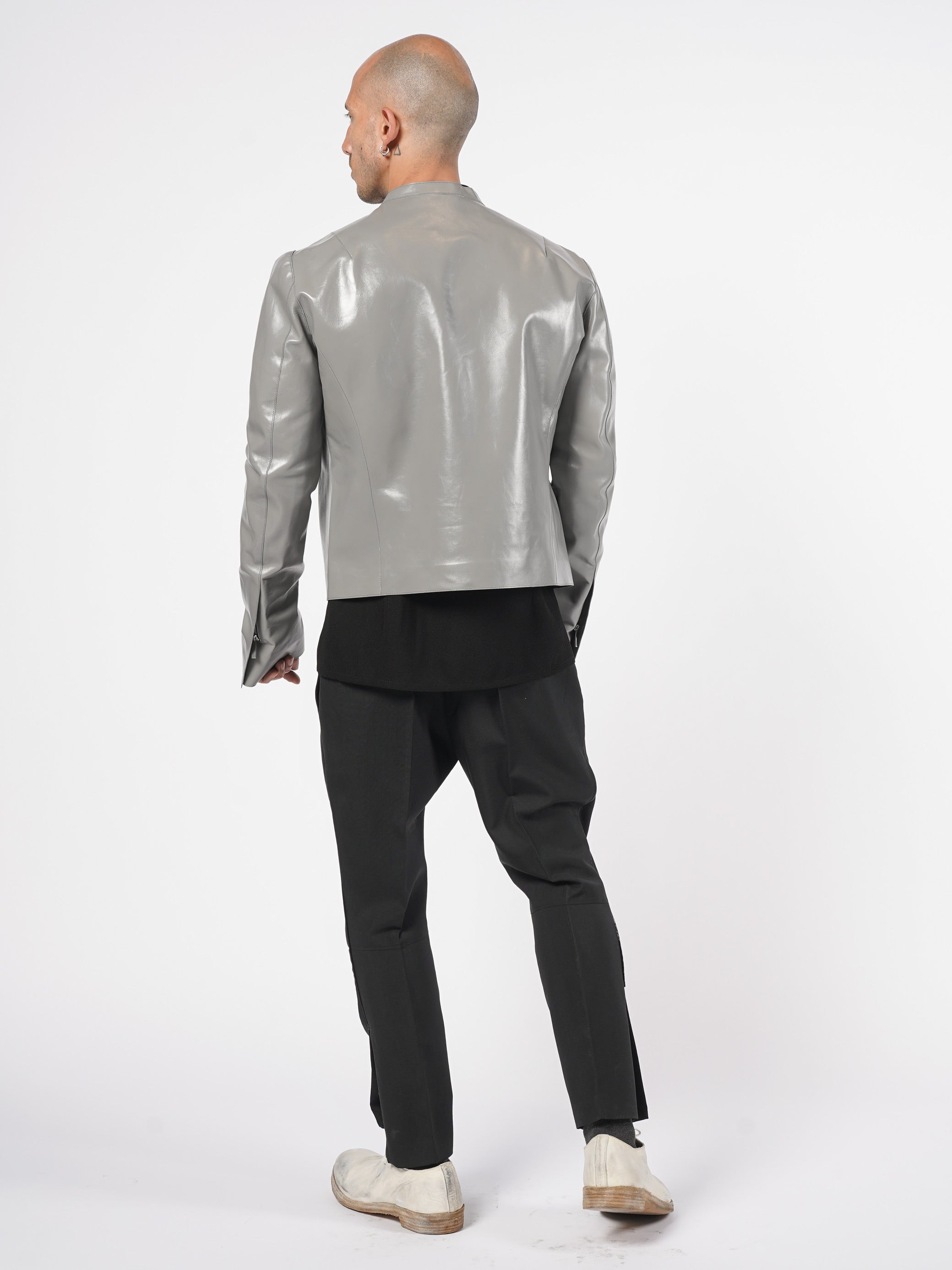 Zip Leather Jacket - INN7