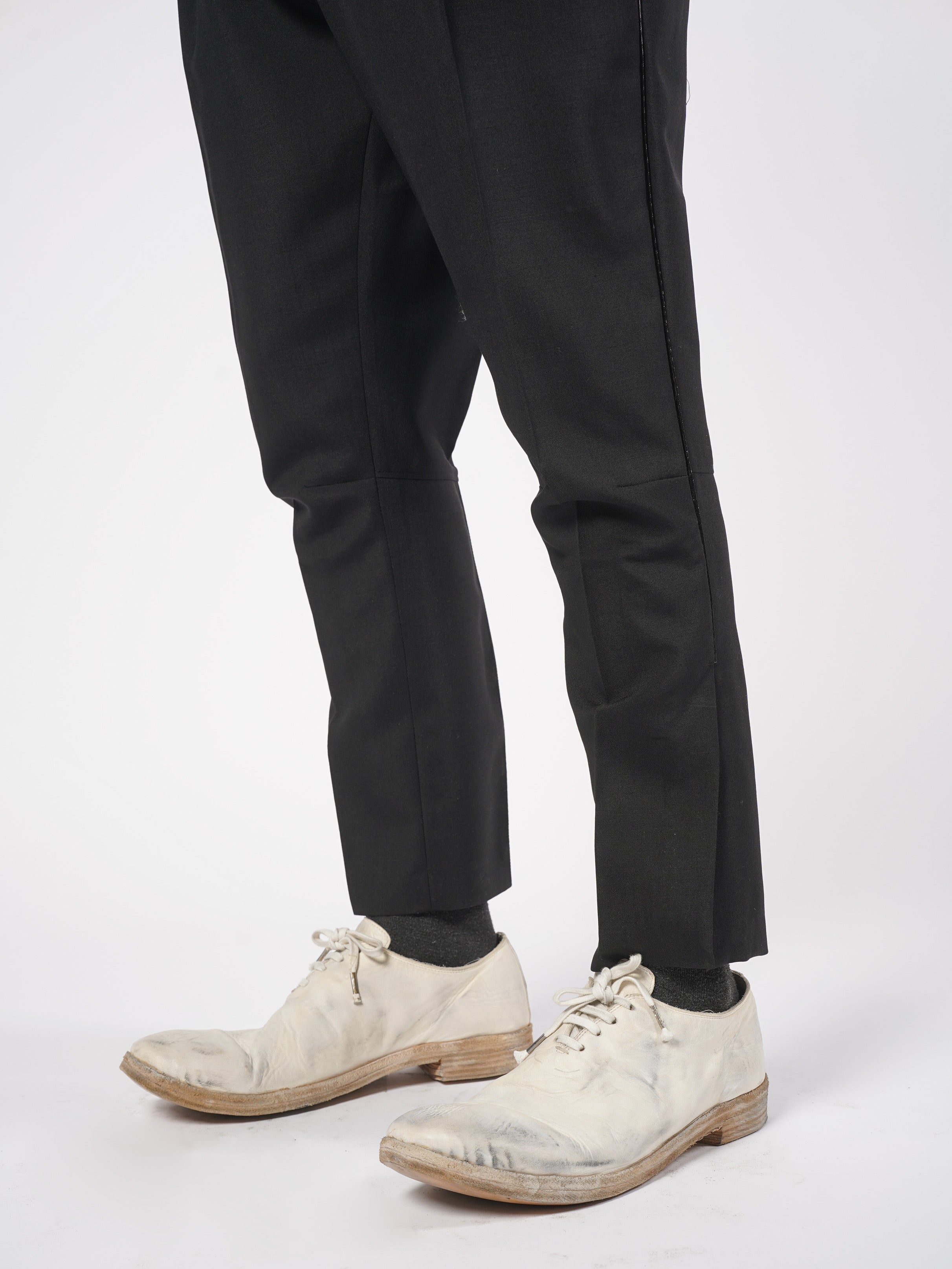 Pleated Wool-Mohair Trousers - INN7