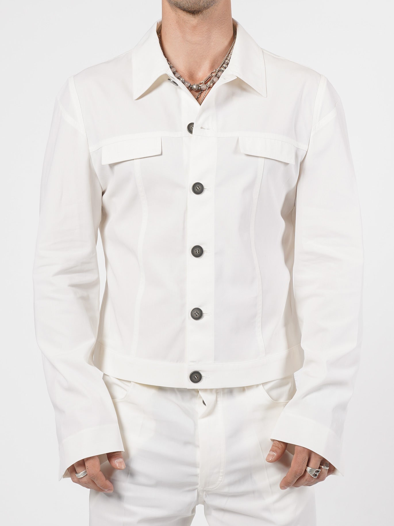 Cropped Structured Jacket - INN7