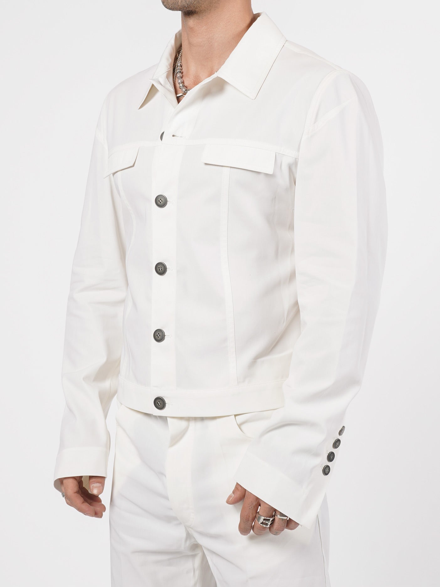 Cropped Structured Jacket - INN7