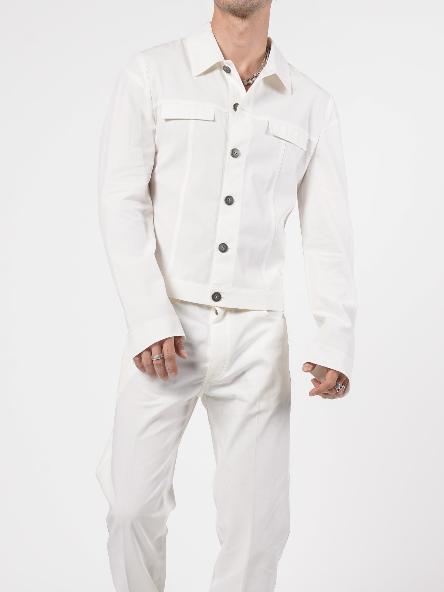 Cropped Structured Jacket - INN7