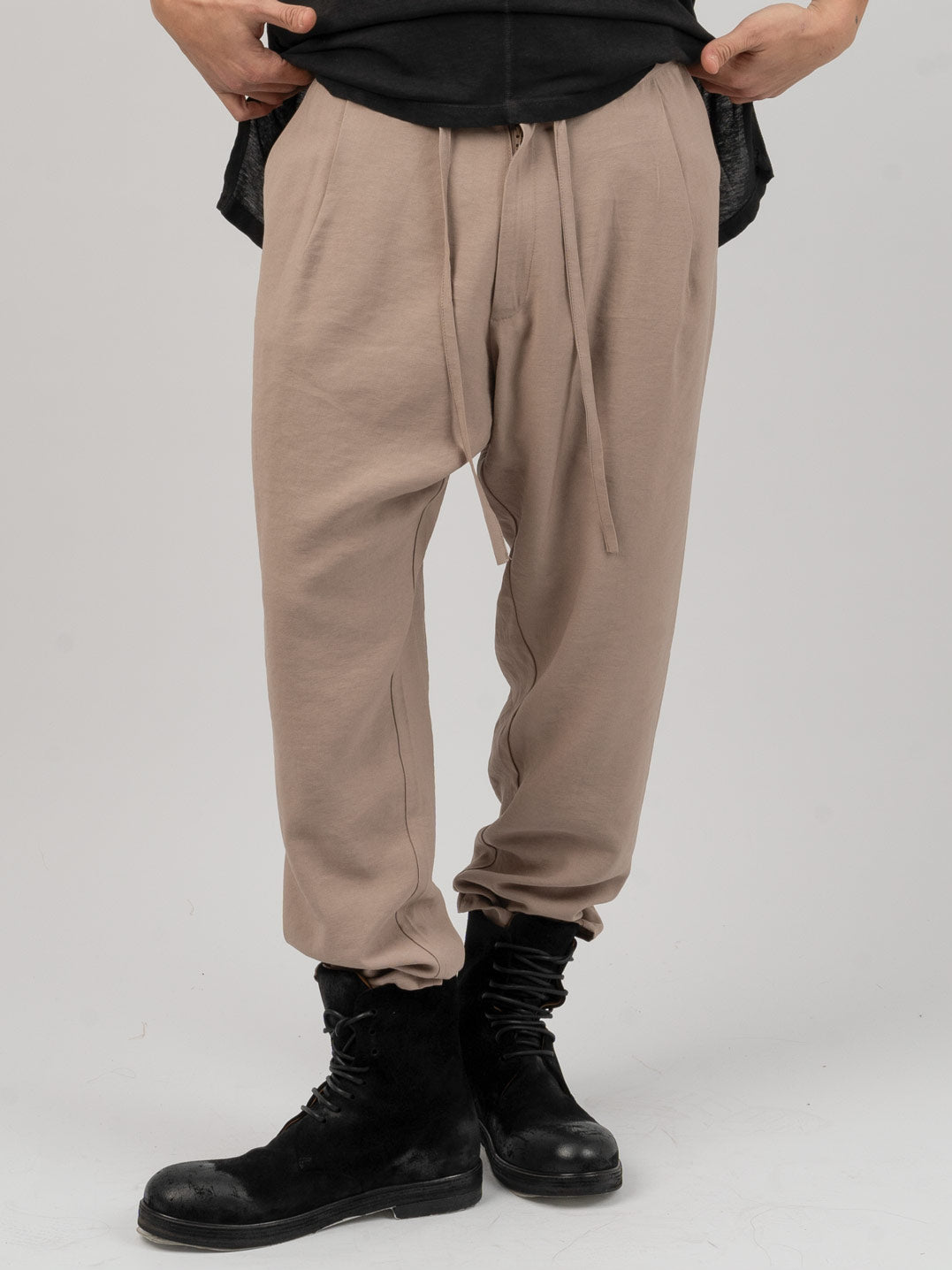 Drawstring Tapered Trousers - INN7