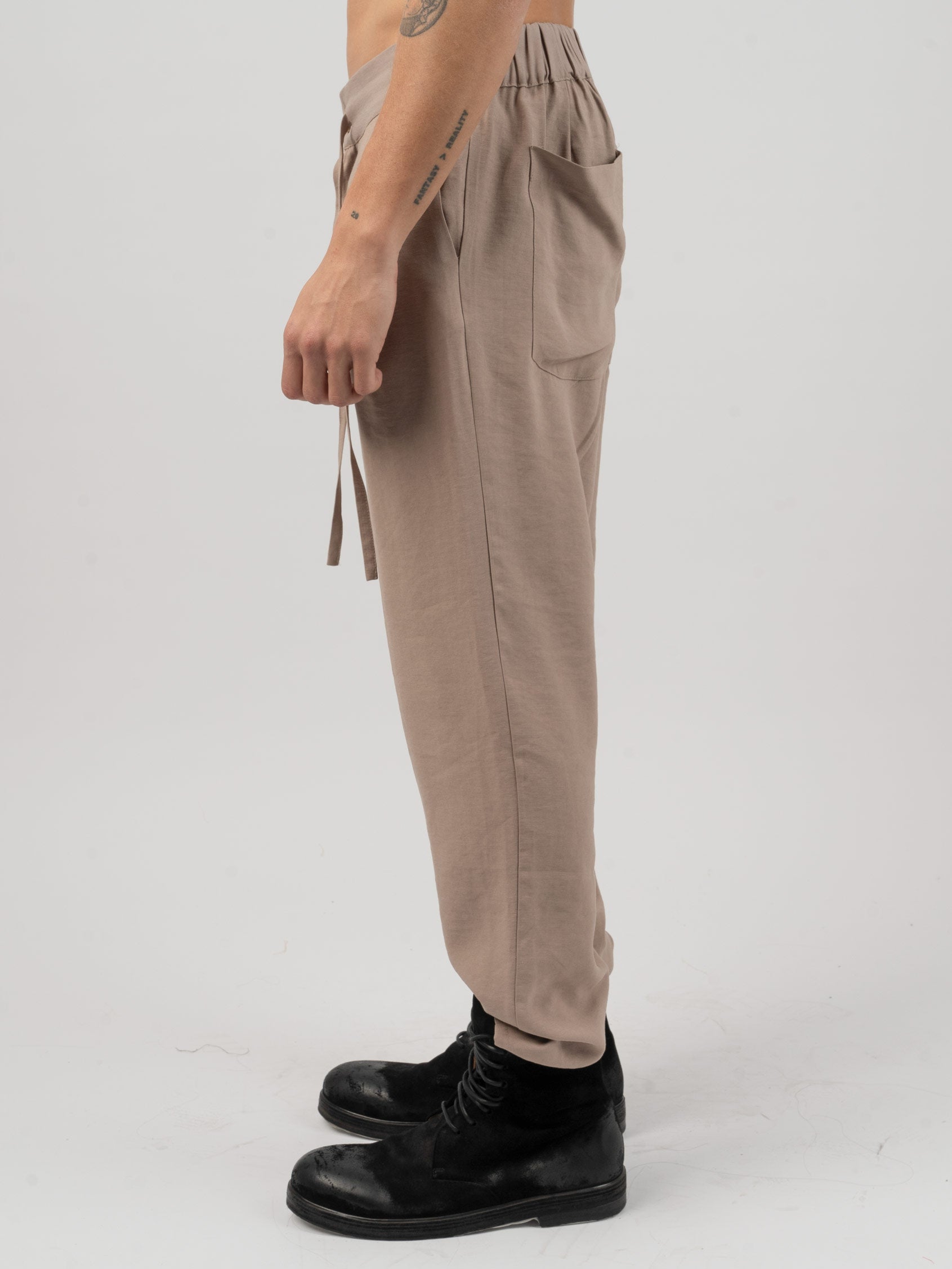 Drawstring Tapered Trousers - INN7